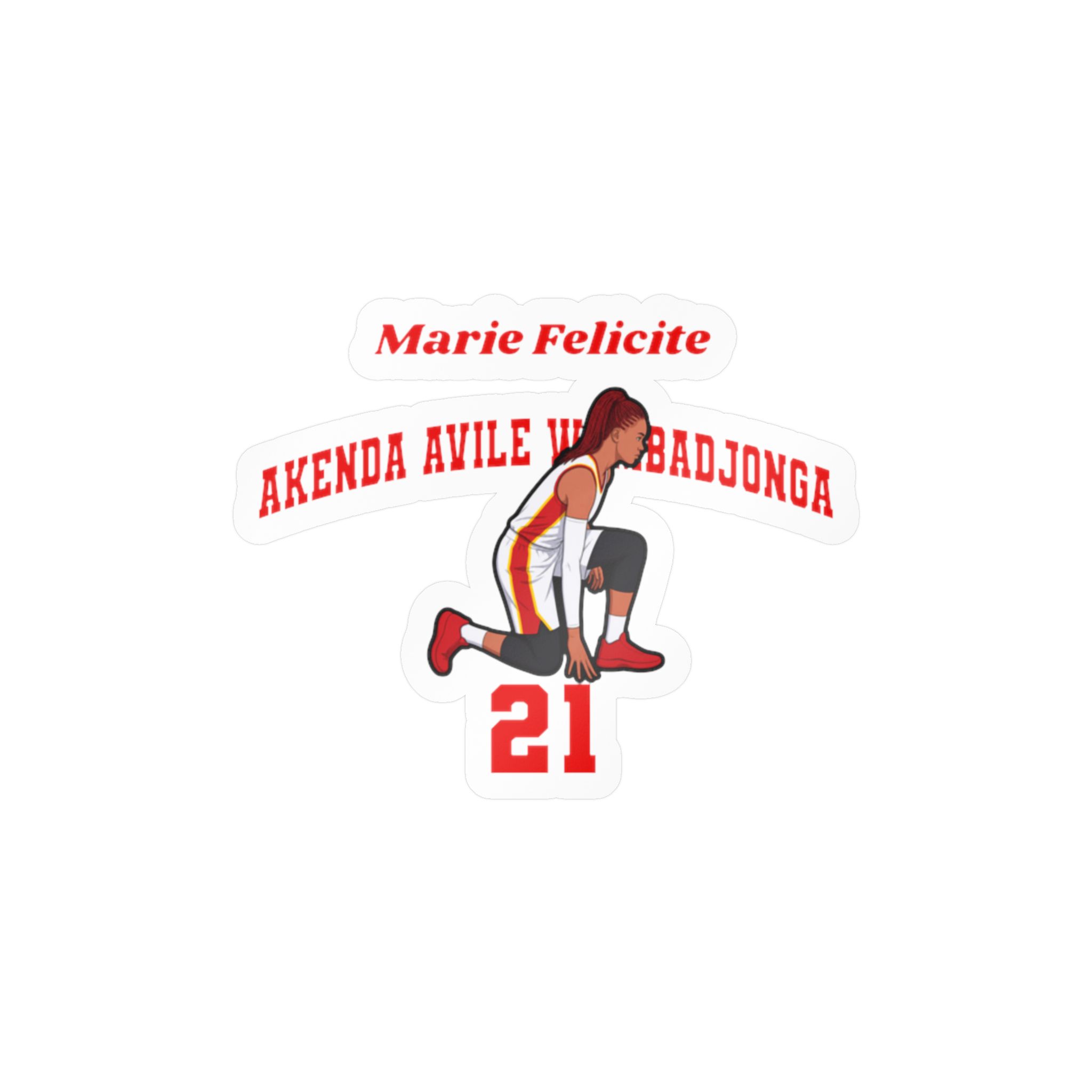 Vinyl Sticker — character_signature_arch in Classic