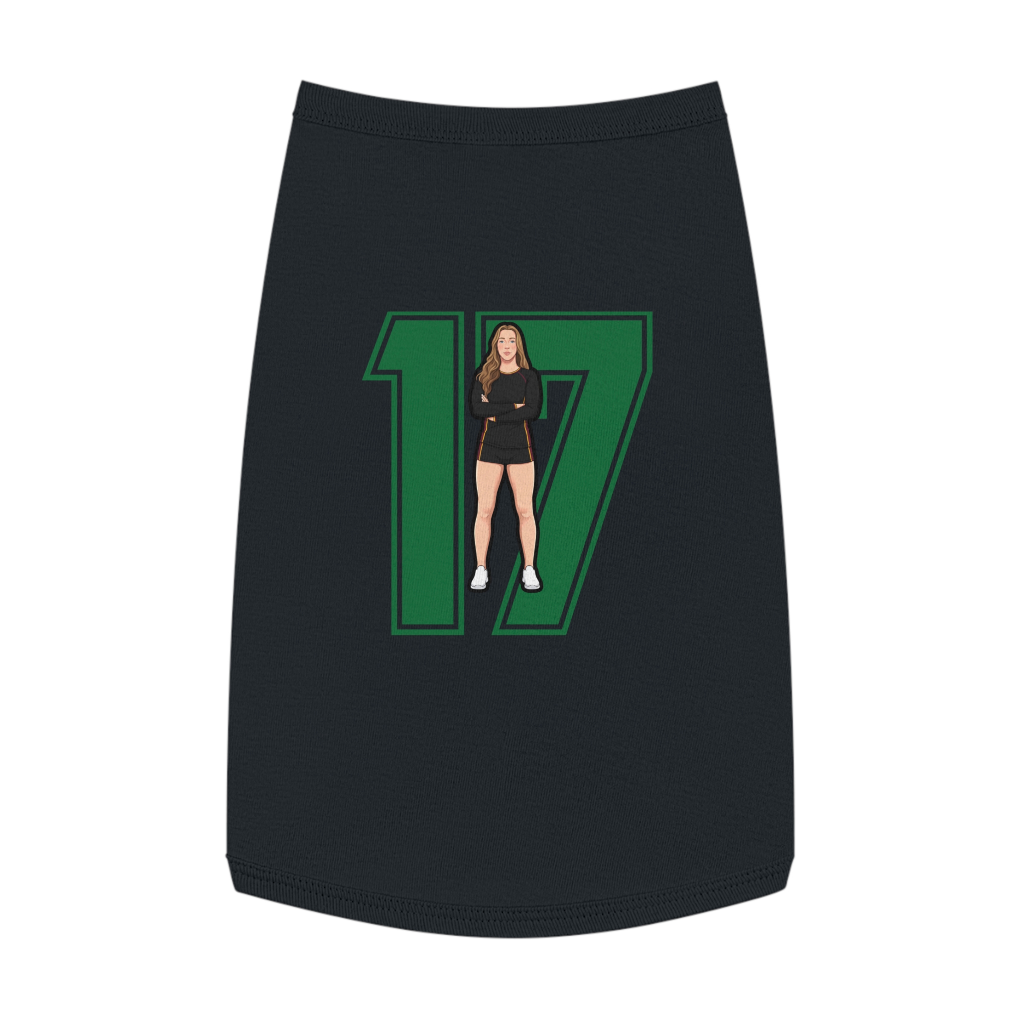 Pet Tank Top — character_number in White