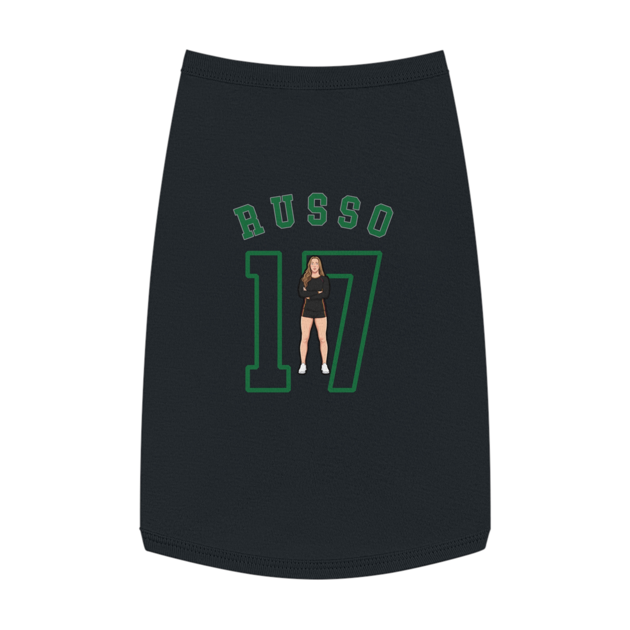Pet Tank Top — character_shirsey_arch in White