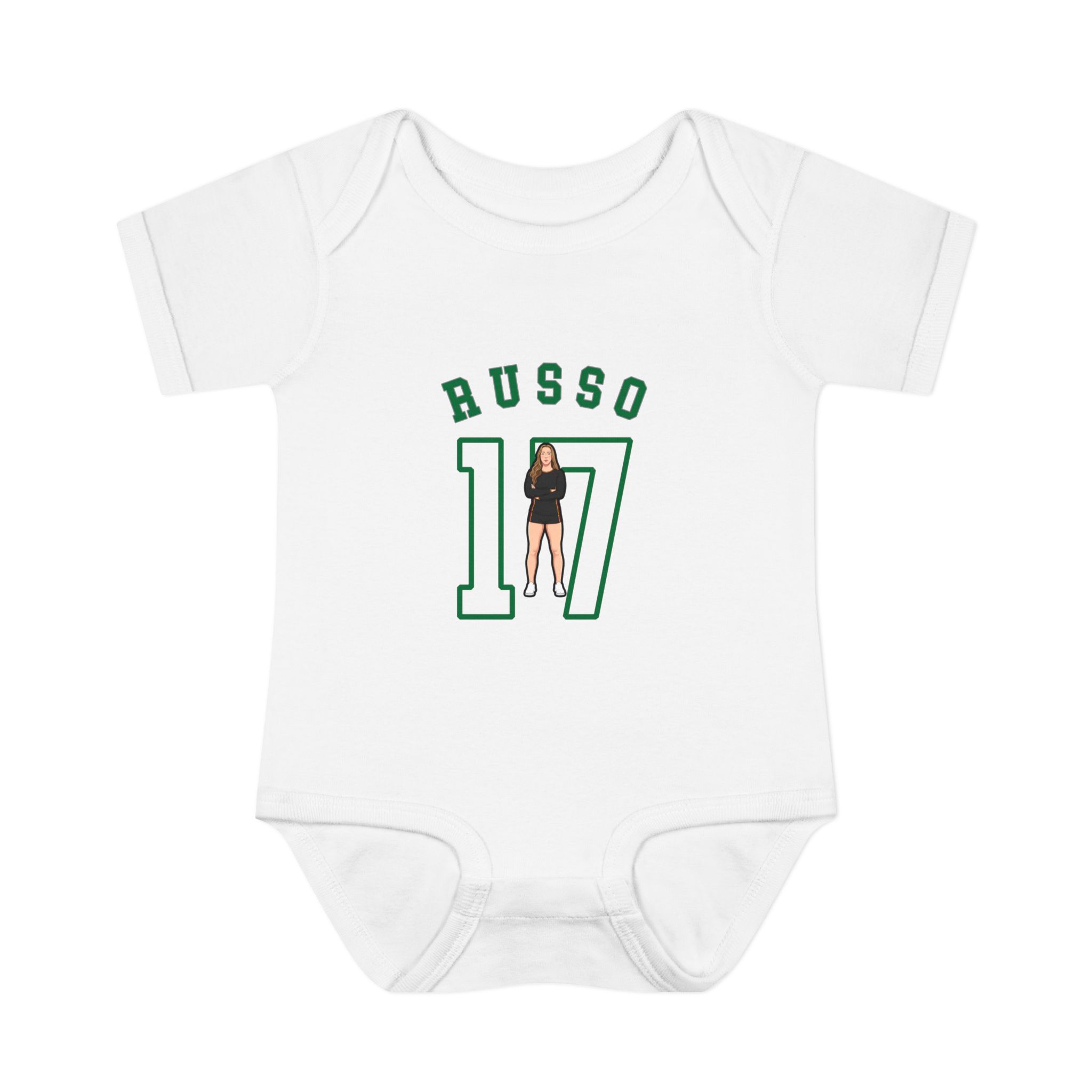 Baby Onesie — character_shirsey_arch in White