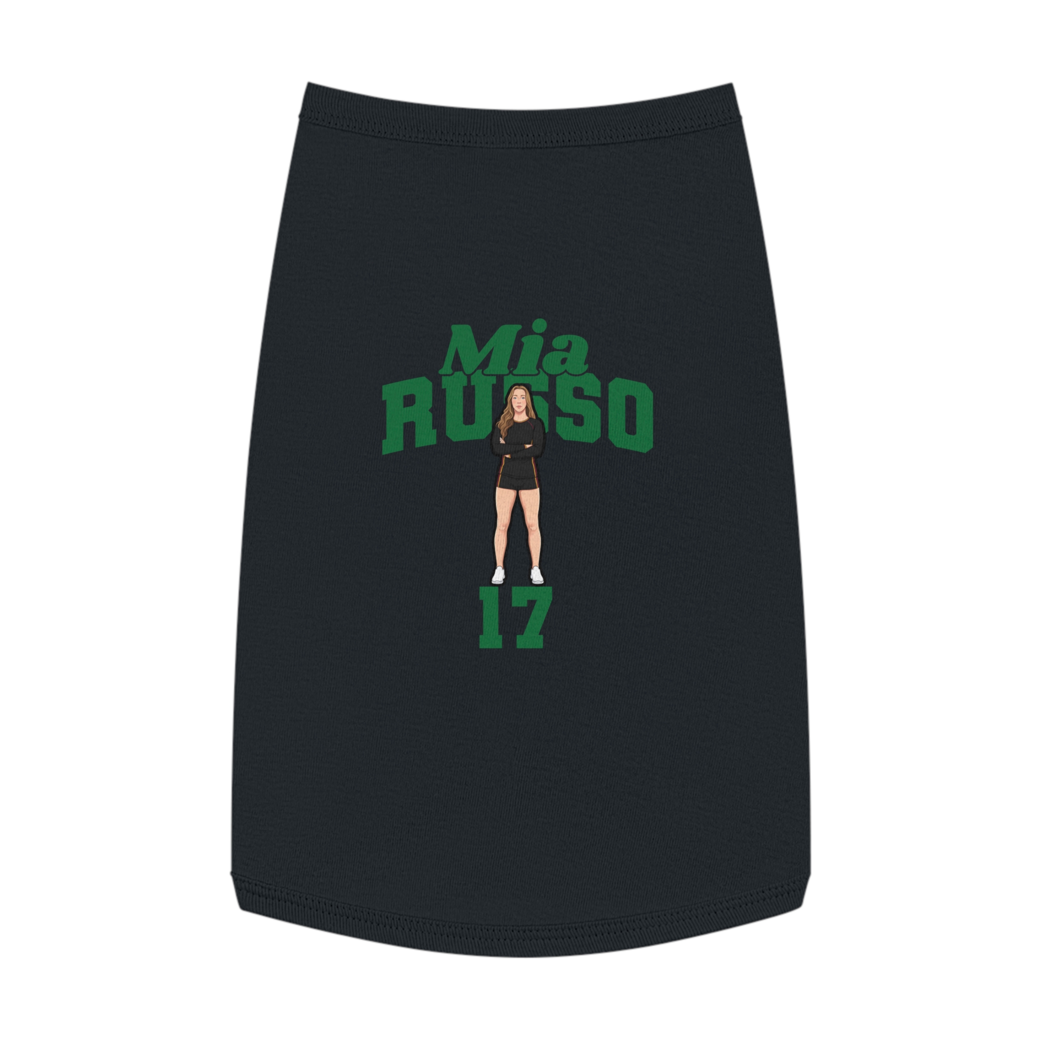 Pet Tank Top — character_signature_arch in Black