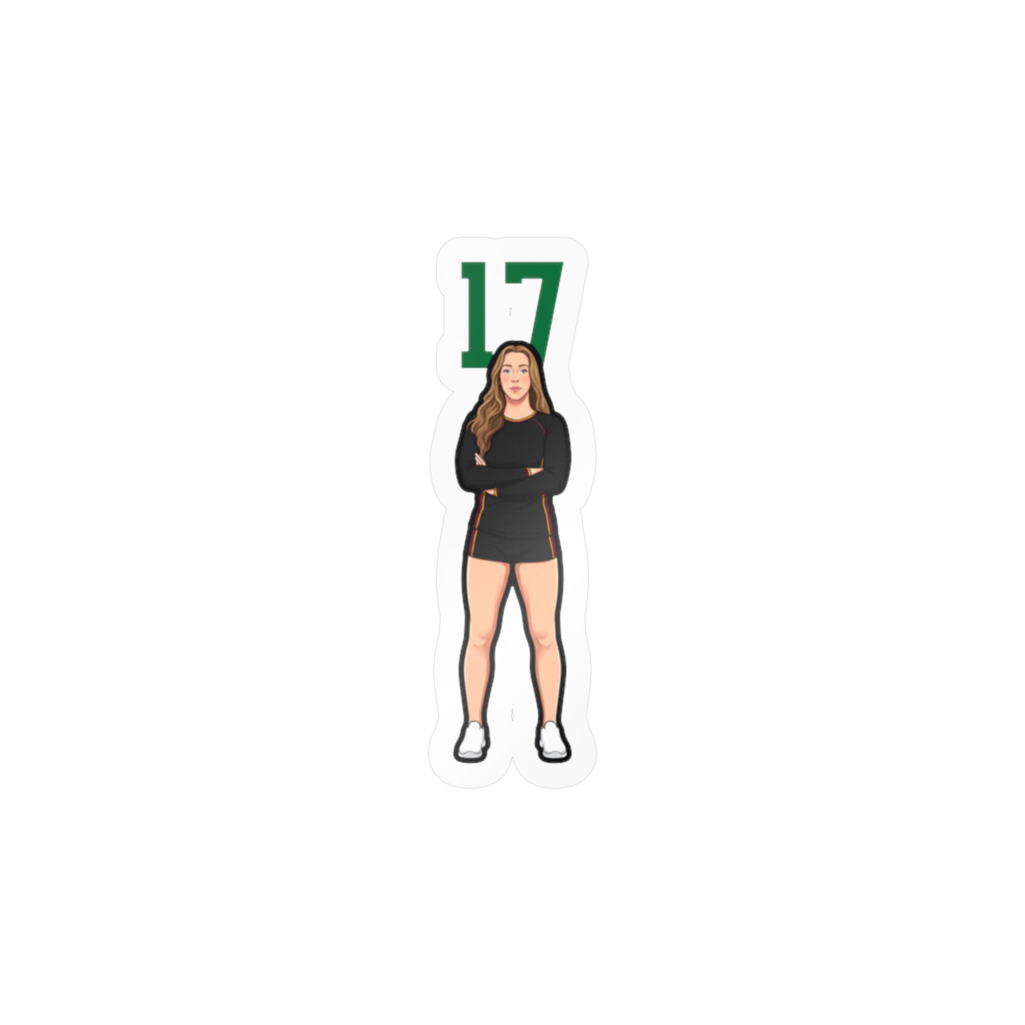 Vinyl Sticker — character_number_top in Classic