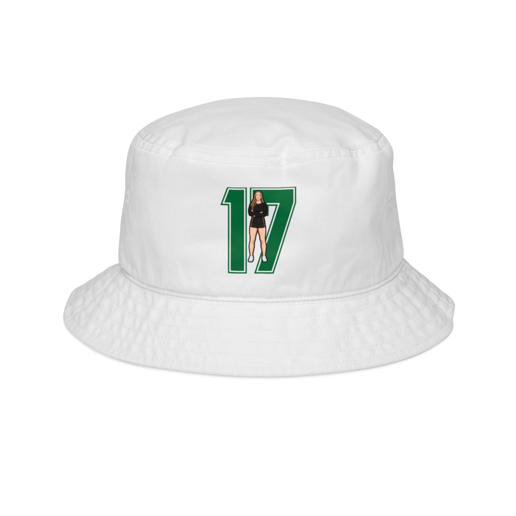 Bucket Hat — character_number in White