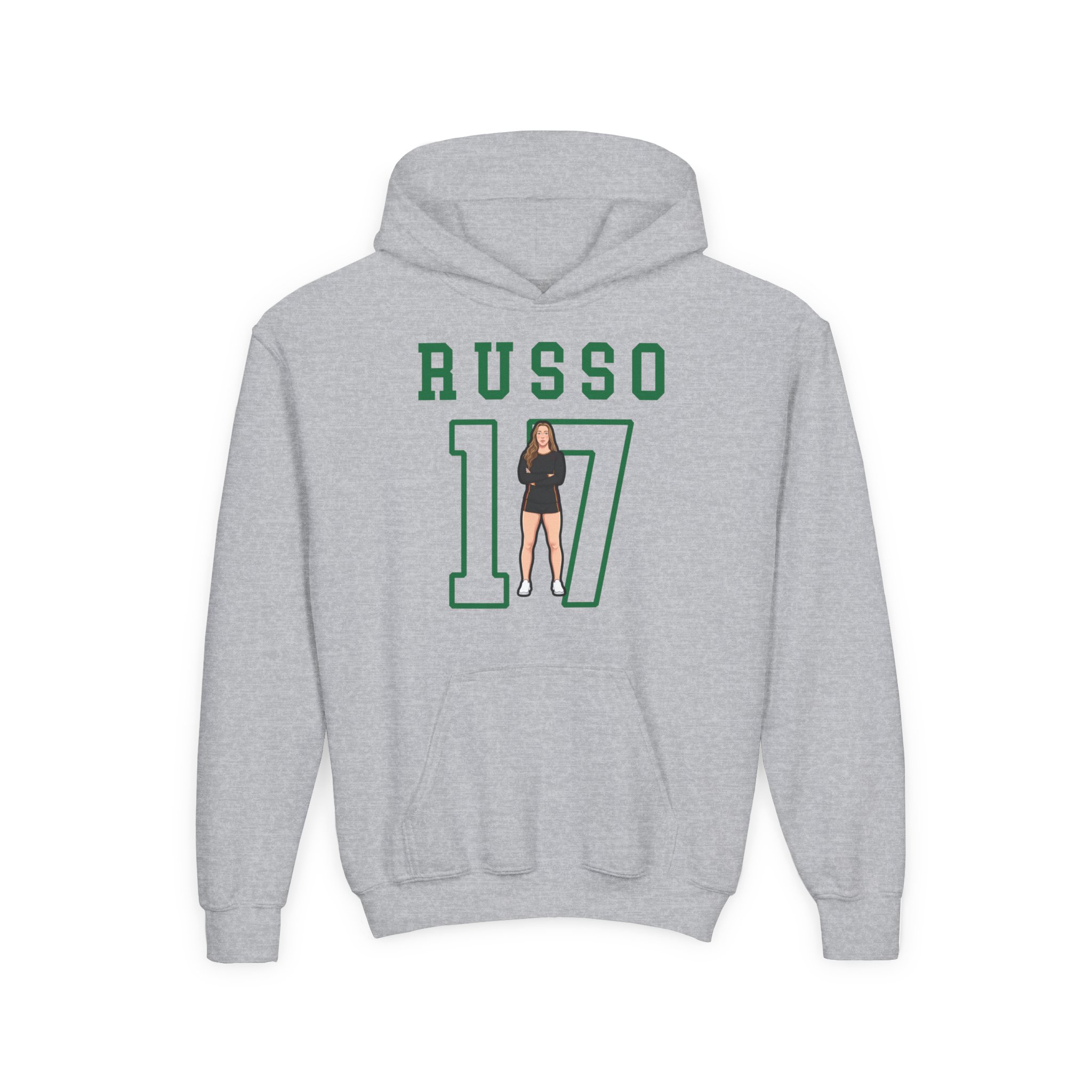Youth Hoodie — character_shirsey in Grey