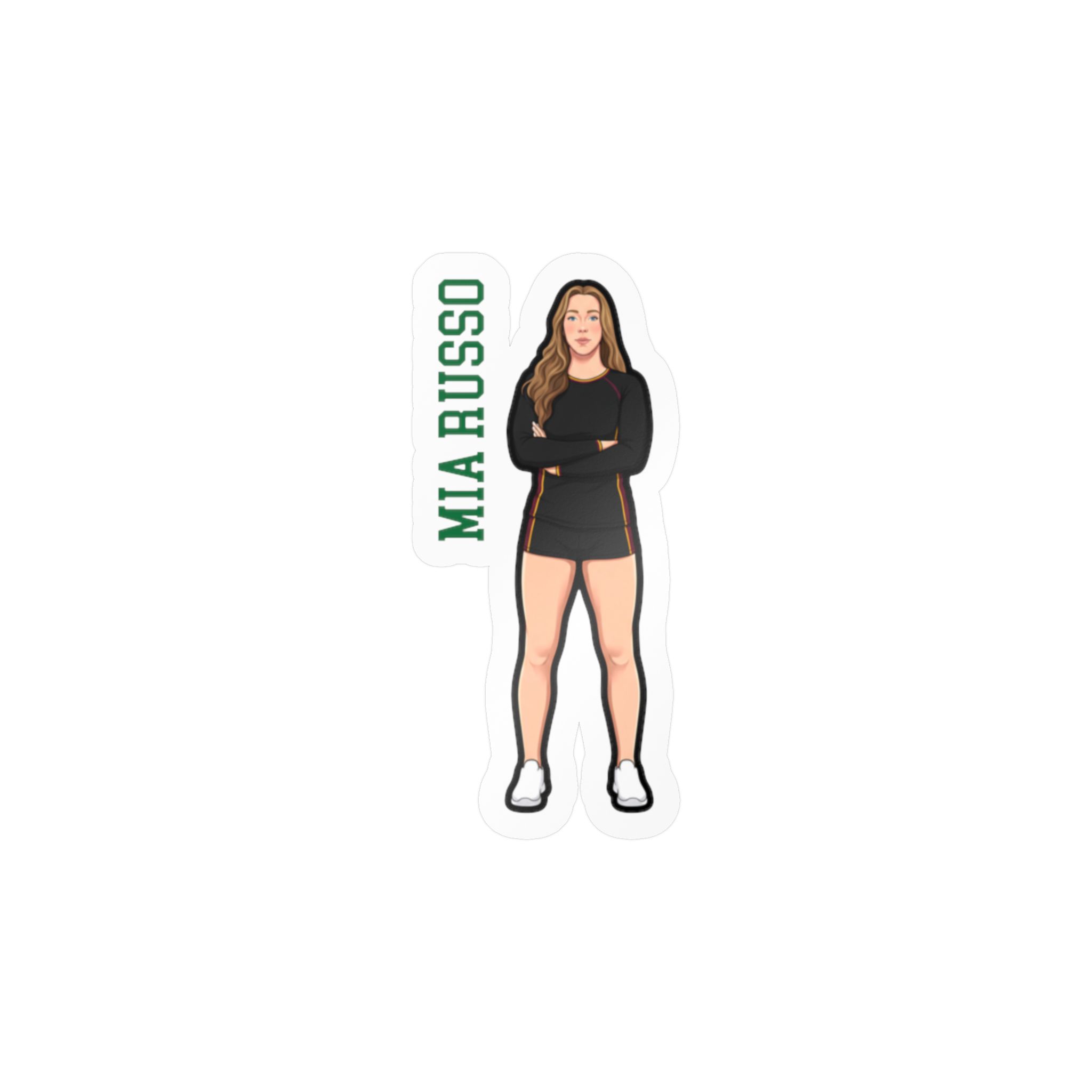 Vinyl Sticker — character_name_vertical in Classic