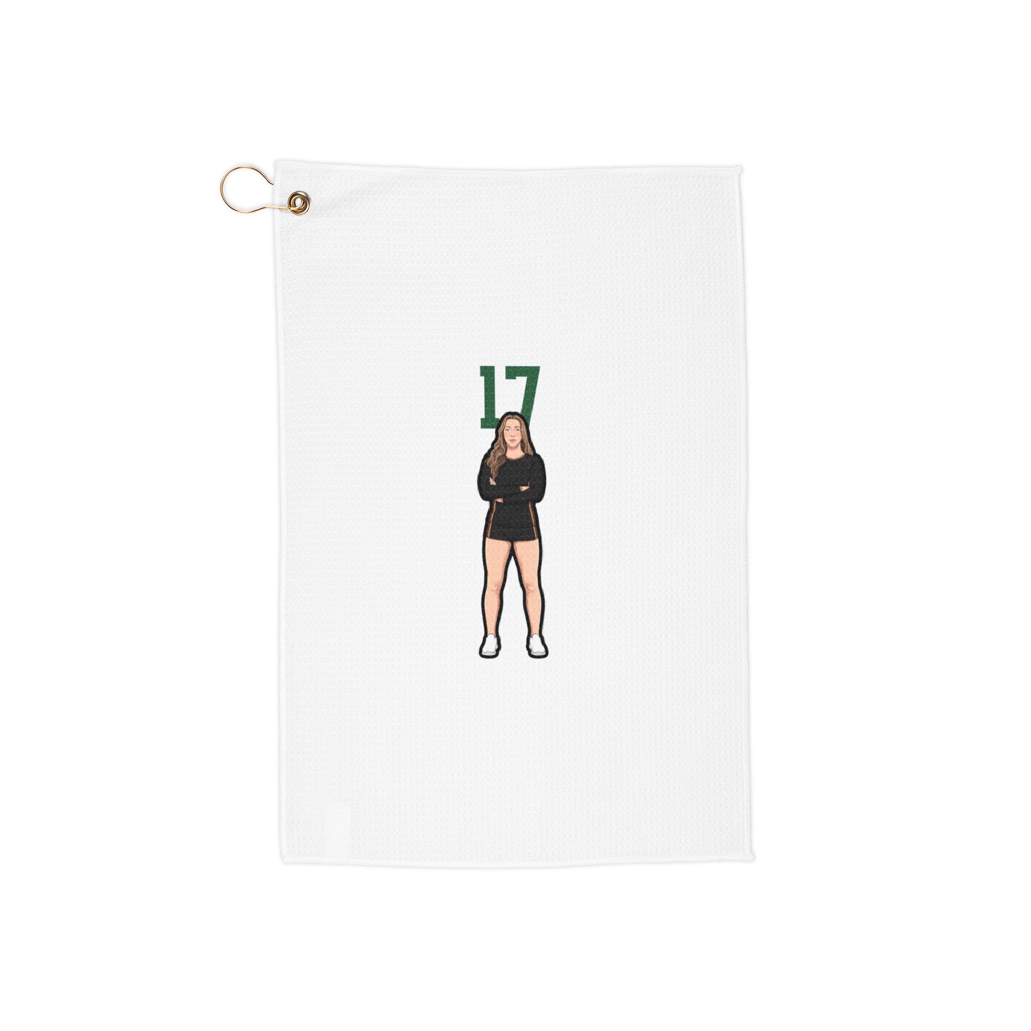 Golf Towel — character_number_top in Classic