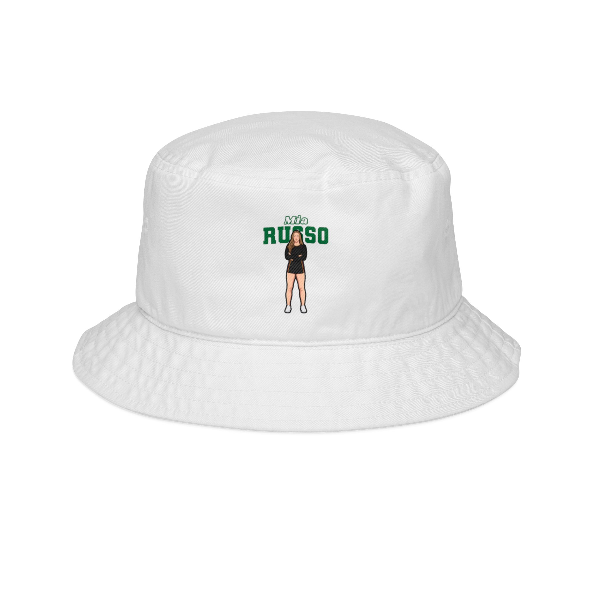 Bucket Hat — character_name_arch in White