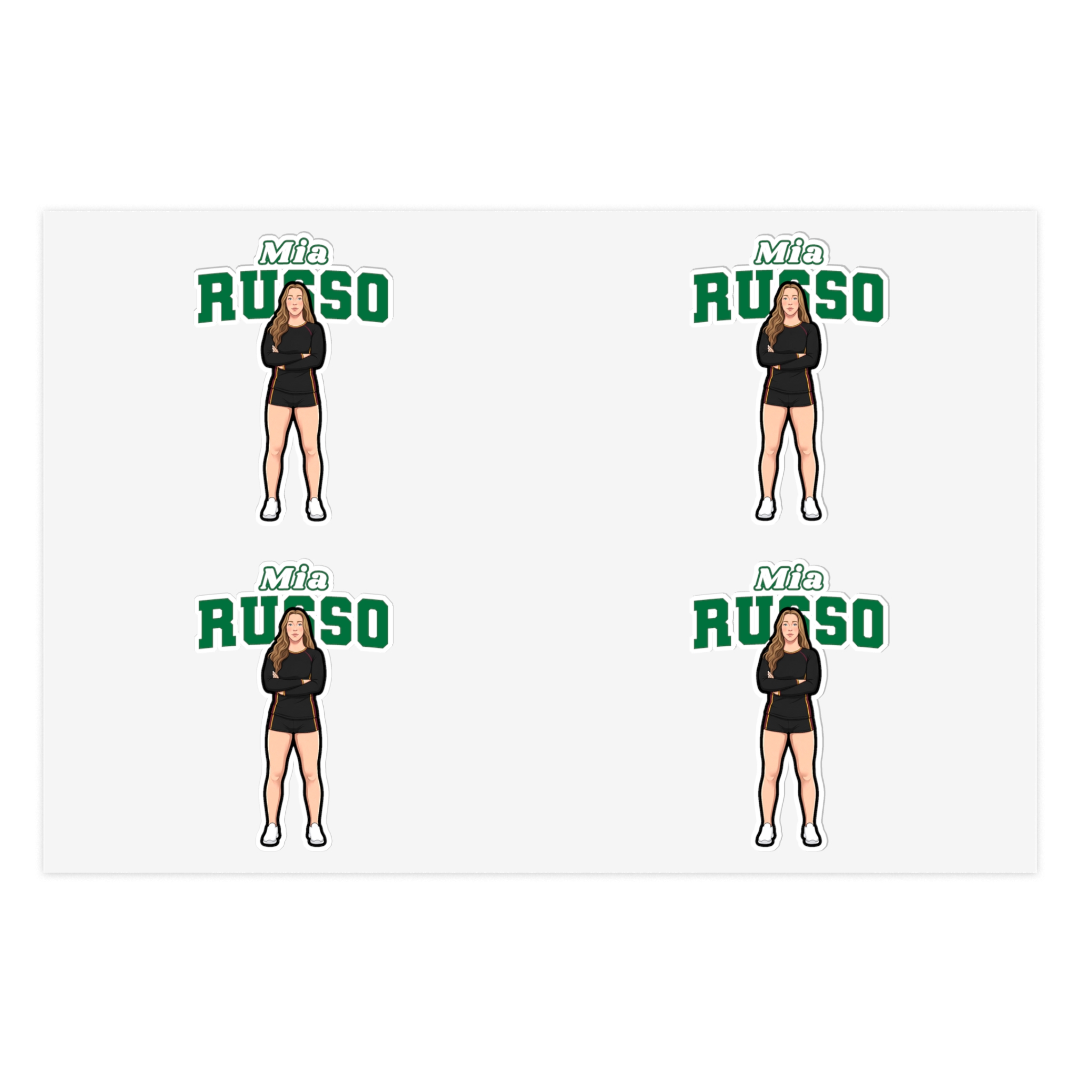 Sticker Sheet — character_name_arch in Classic