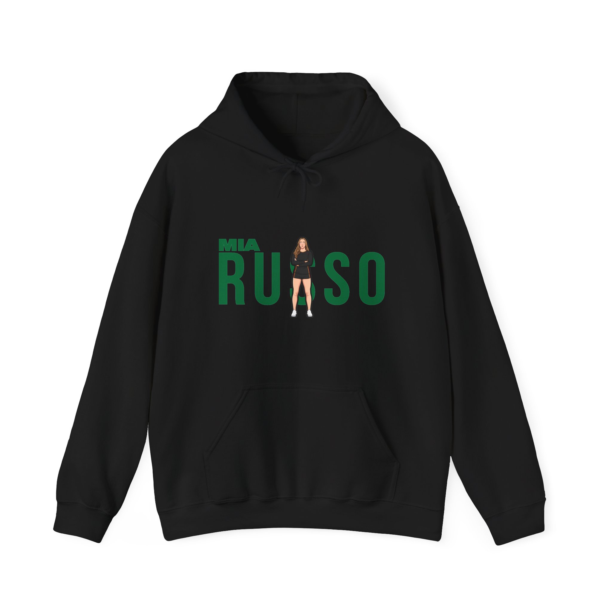 Hoodie — character_player_name in Black