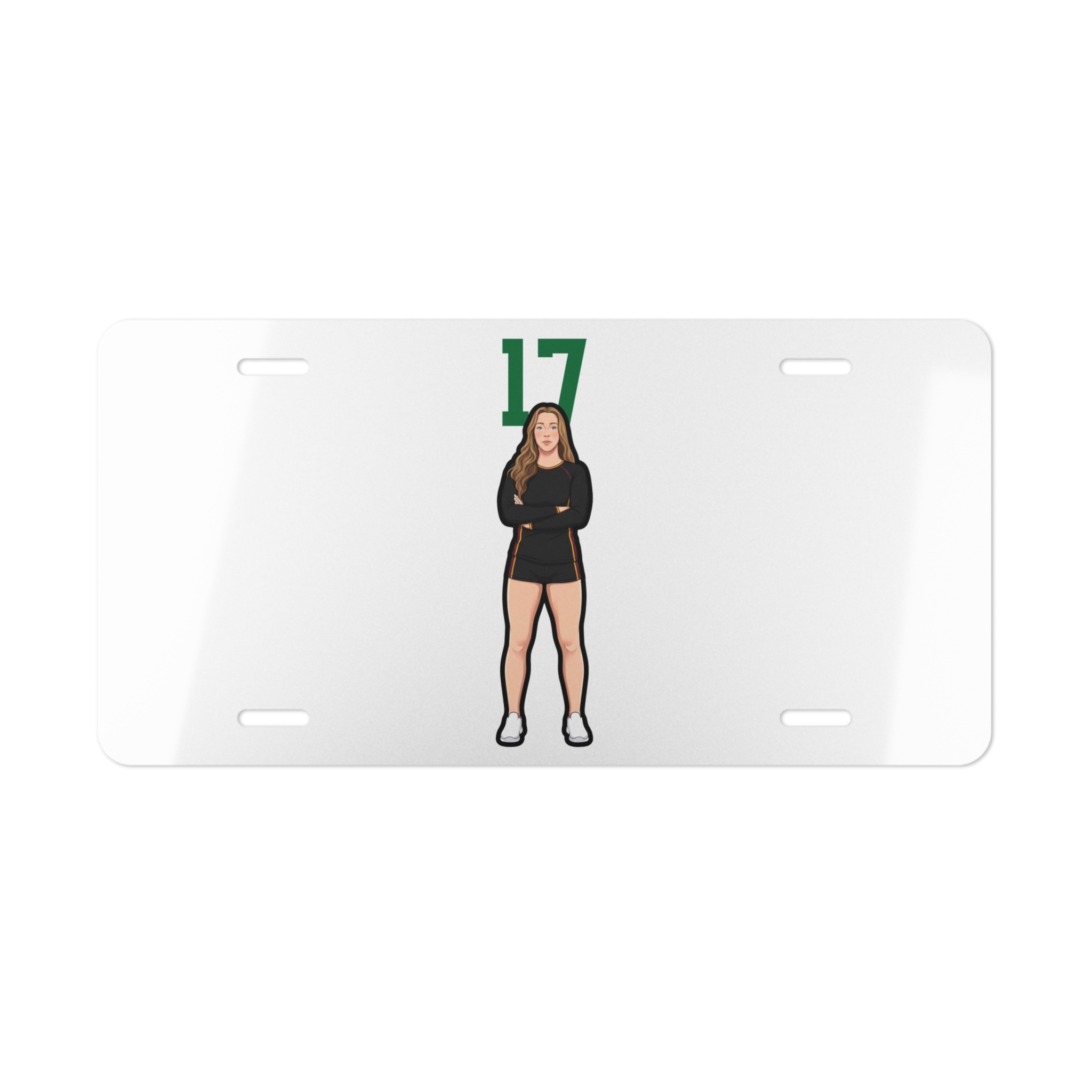 License Plate — character_number_top in Classic