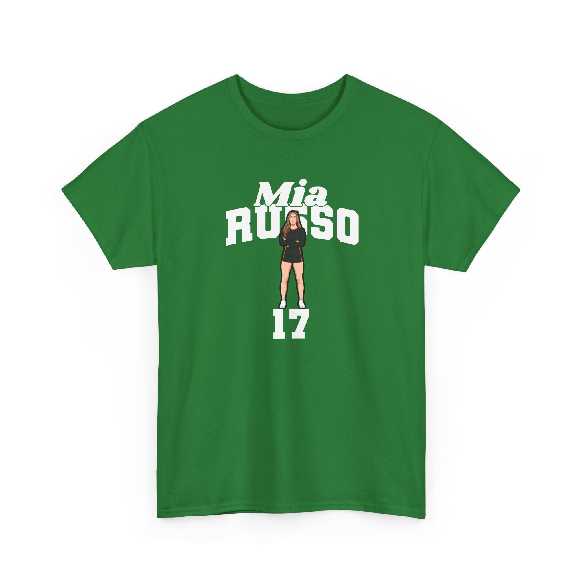 Tee — character_signature_arch in Green