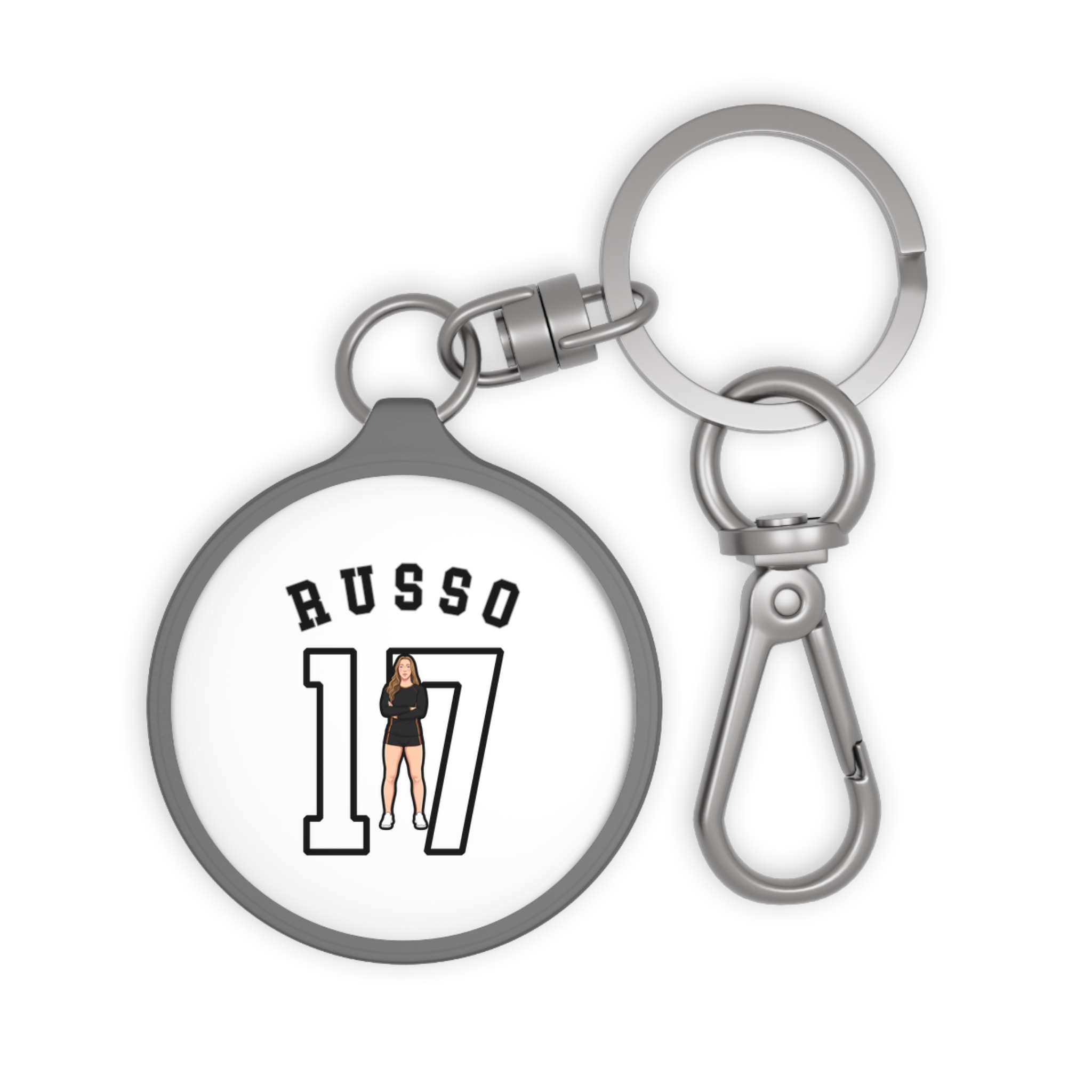 Keychain — character_shirsey_arch in Grey