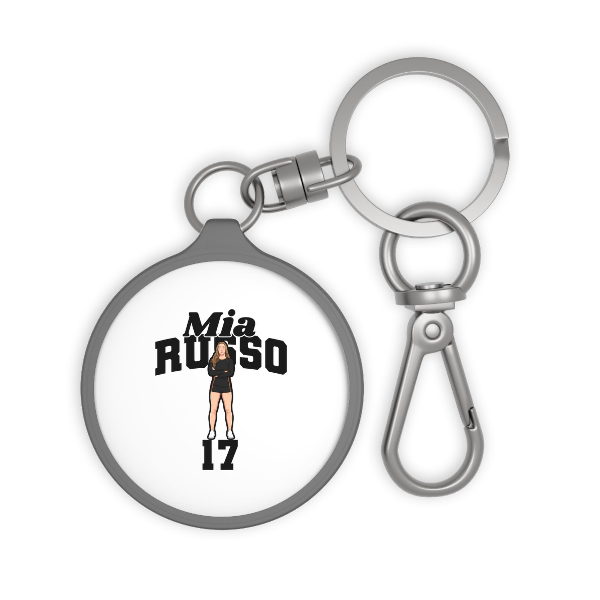 Keychain — character_signature_arch in Grey