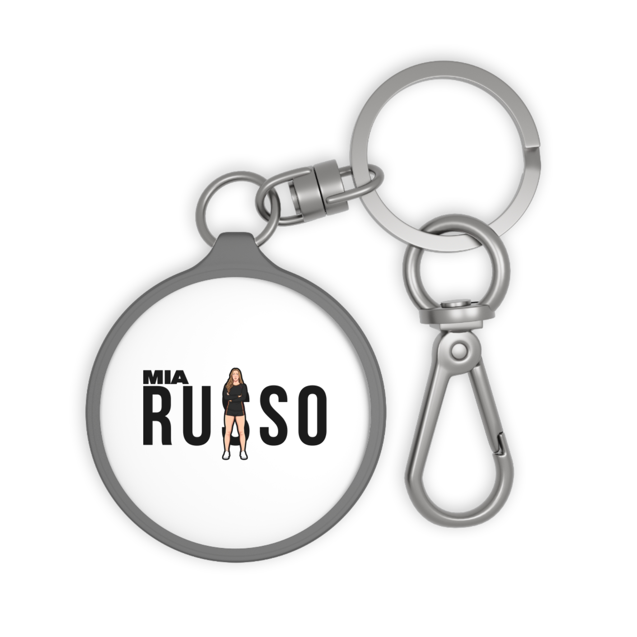 Keychain — character_player_name in Grey