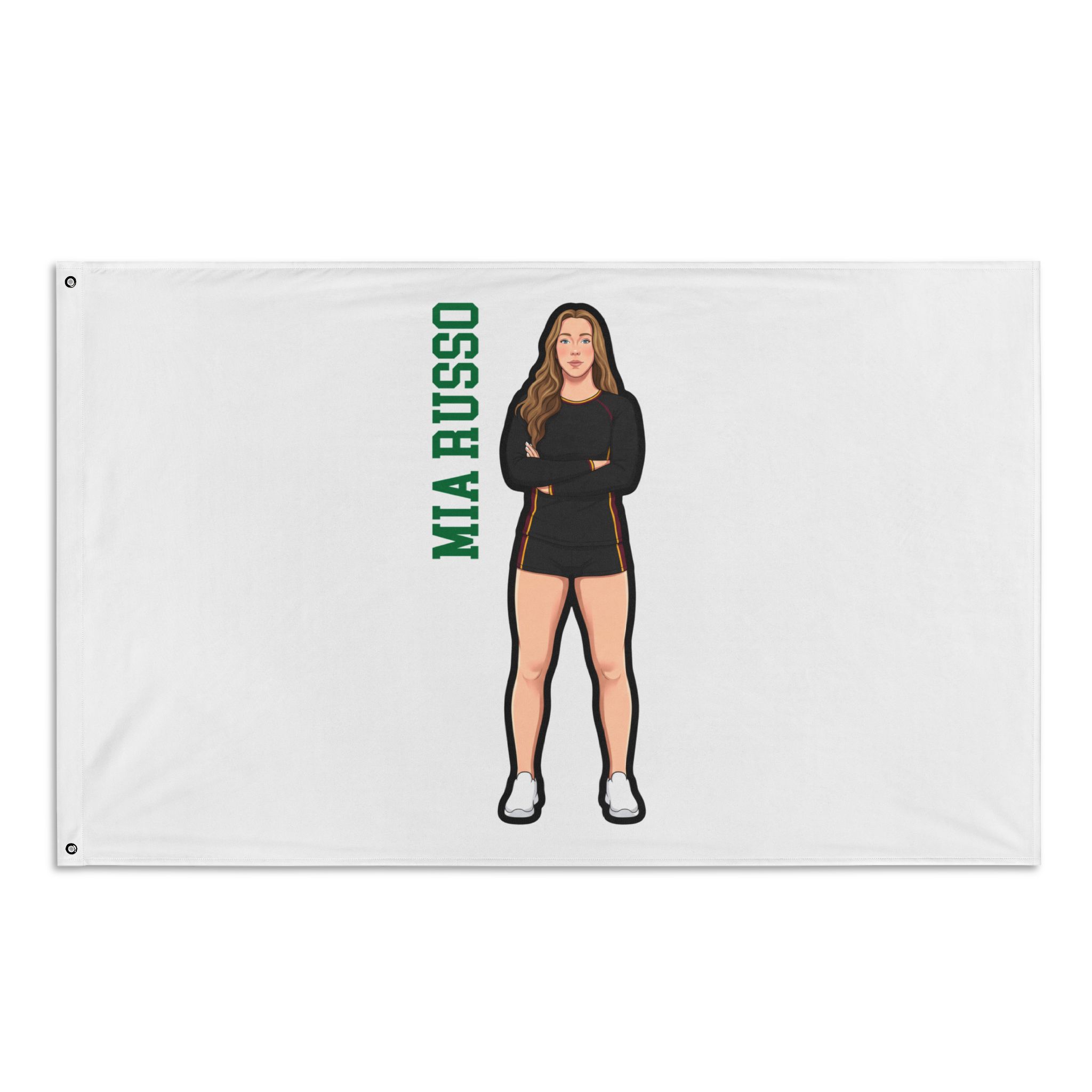 Flag (35 × 56 in) — character_name_vertical in Classic