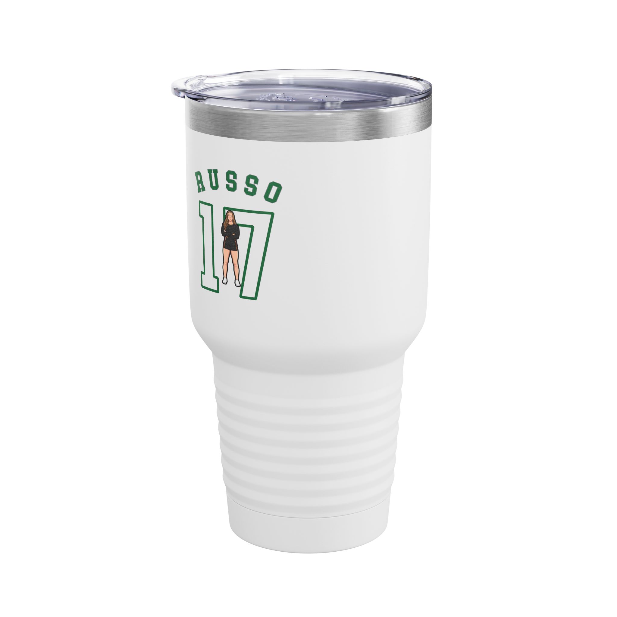 30oz Tumbler — character_shirsey_arch in White