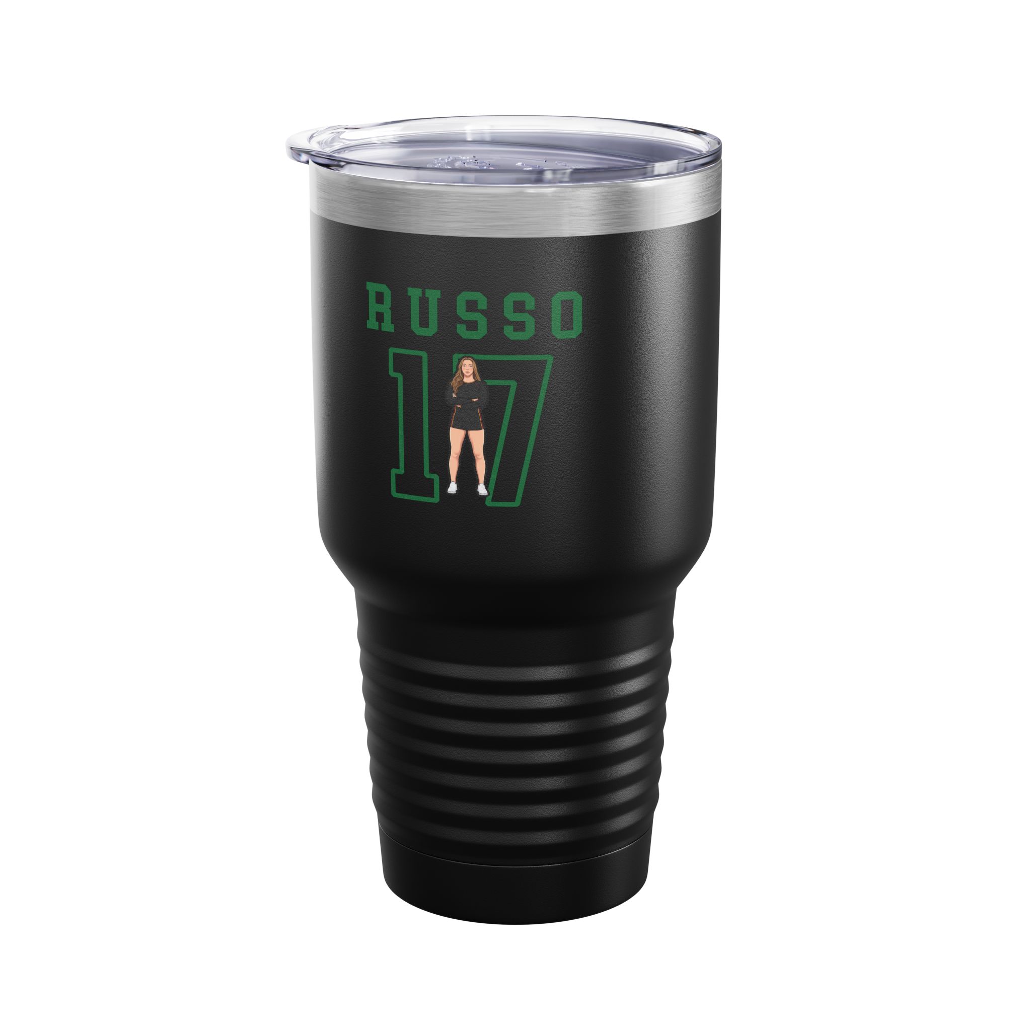 30oz Tumbler — character_shirsey in Black