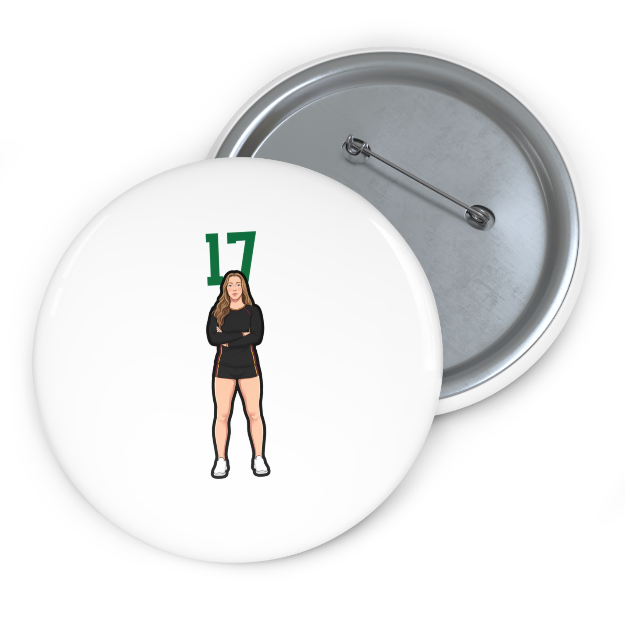 Game Day Pin — character_number_top in Classic