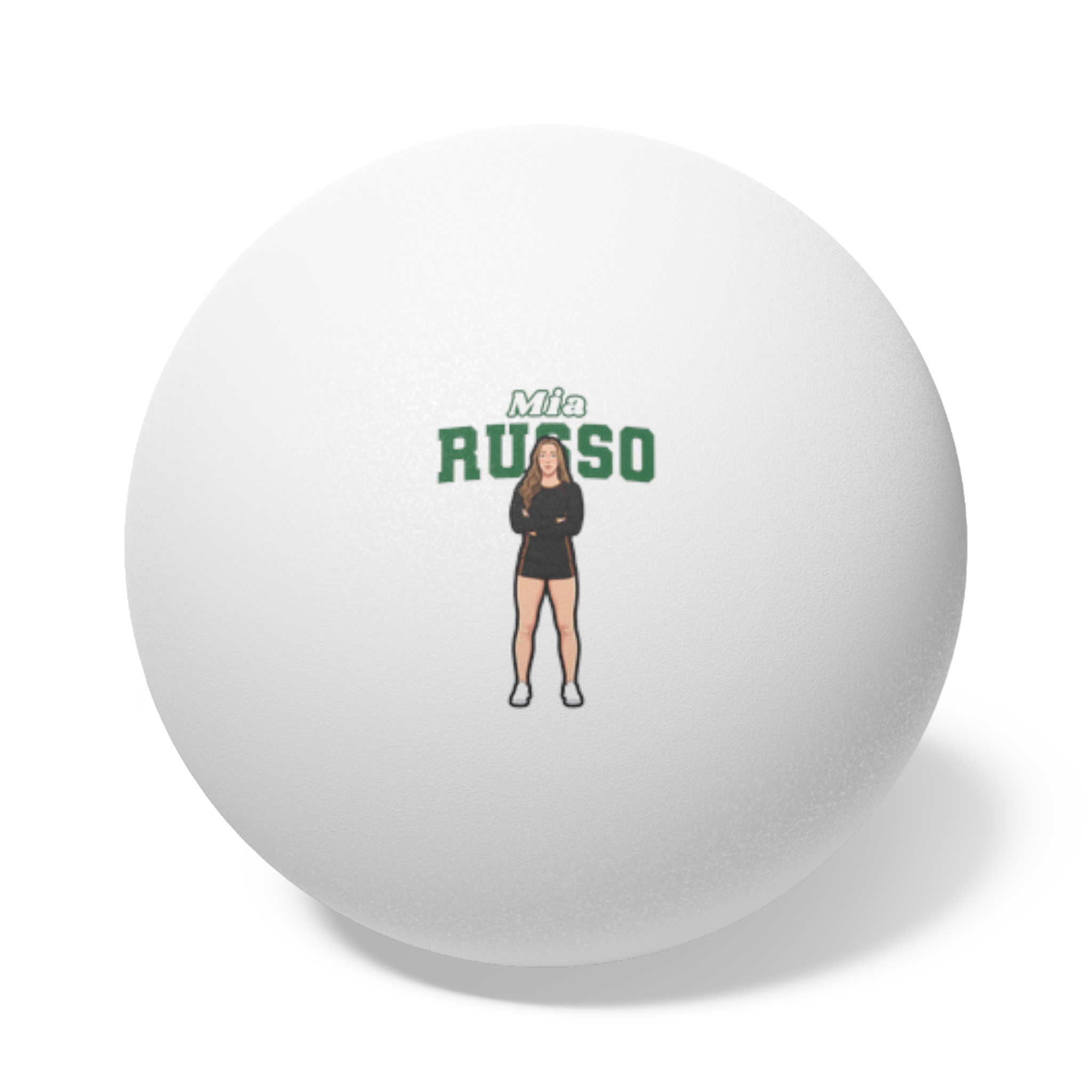Ping Pong Balls, 6 pcs — character_name_arch in White