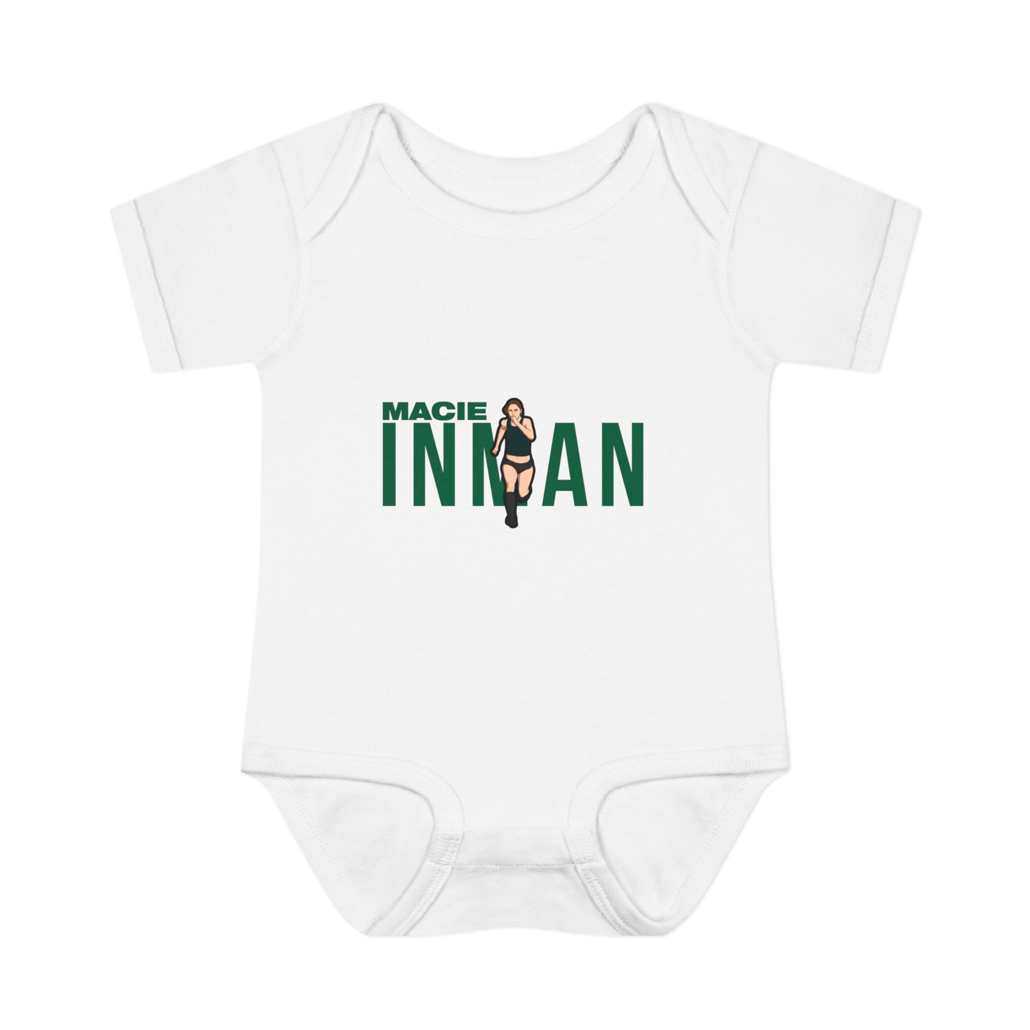 Baby Onesie — character_player_name in White