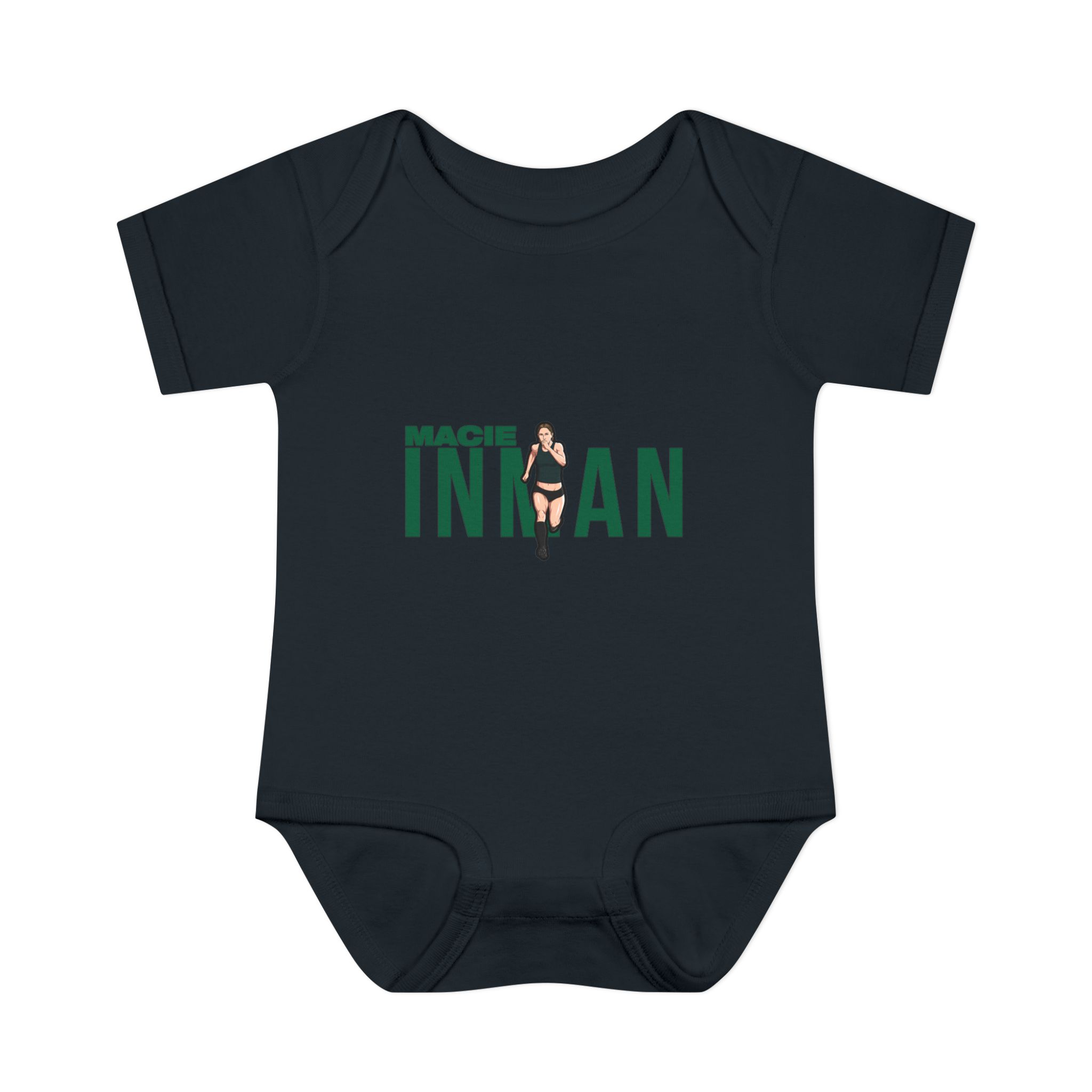 Baby Onesie — character_player_name in Black