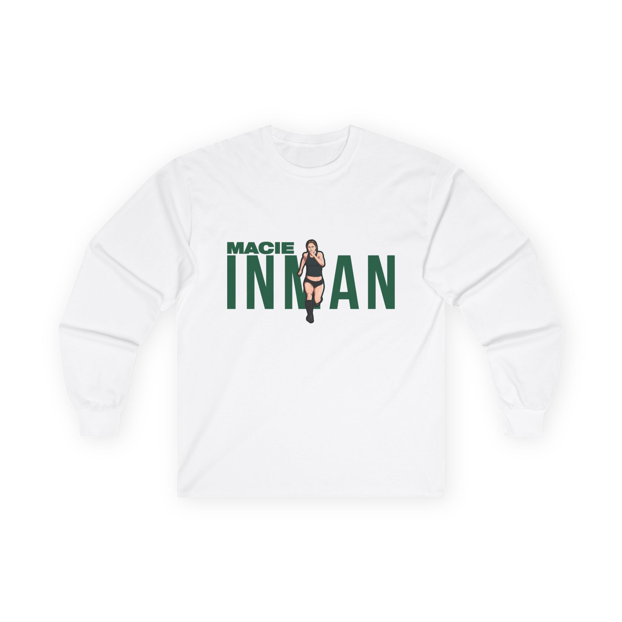 Long Sleeve Tee — character_player_name in White