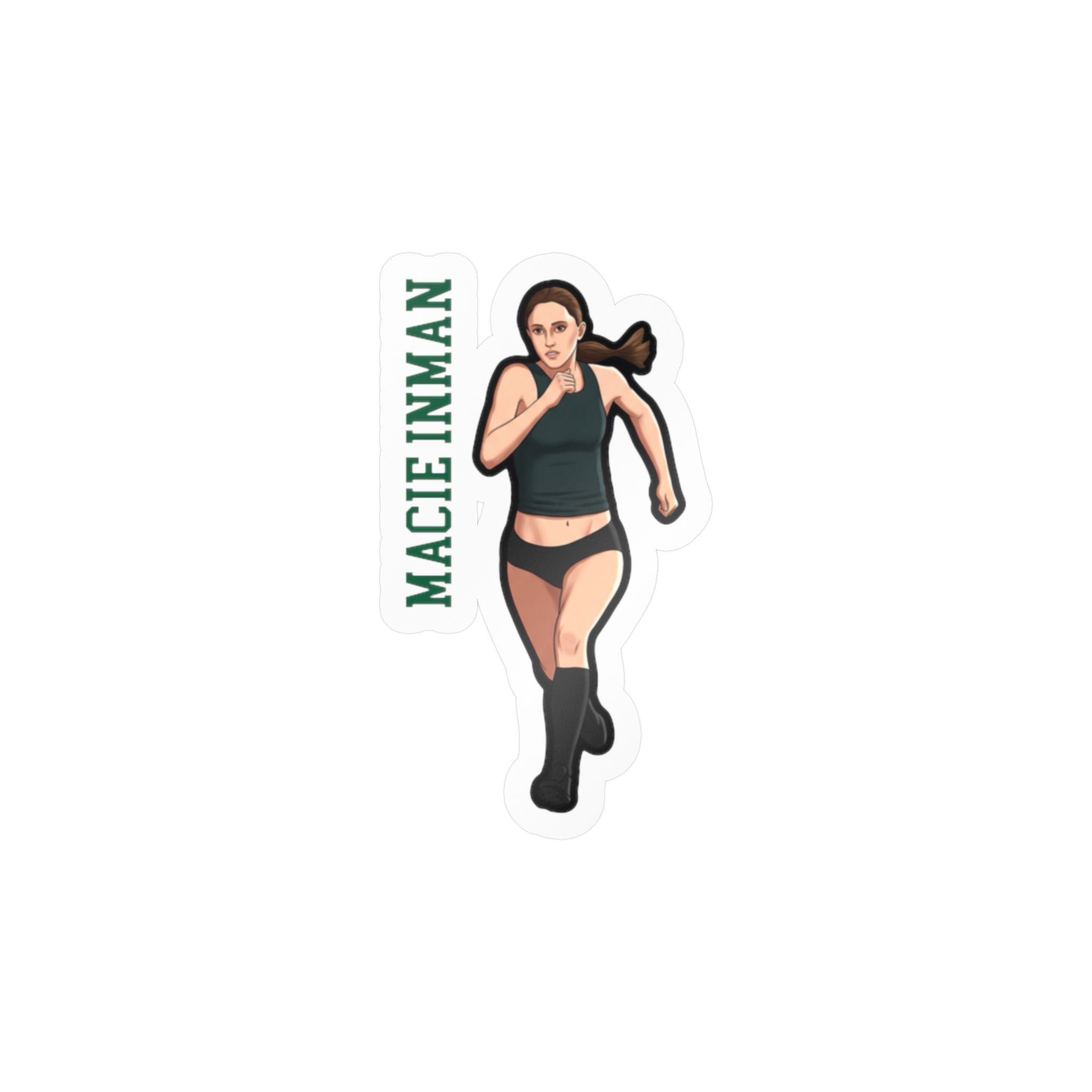 Vinyl Sticker — character_name_vertical in Classic