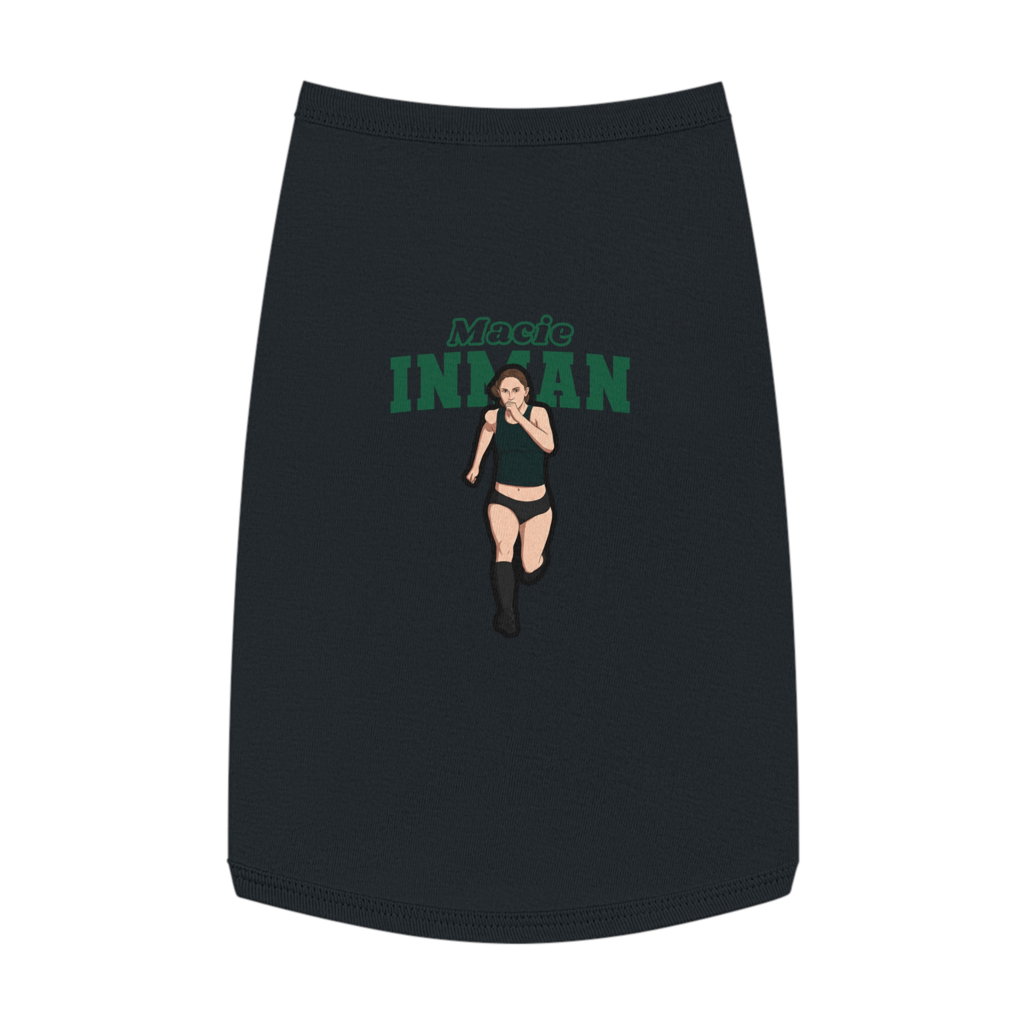 Pet Tank Top — character_name_arch in White