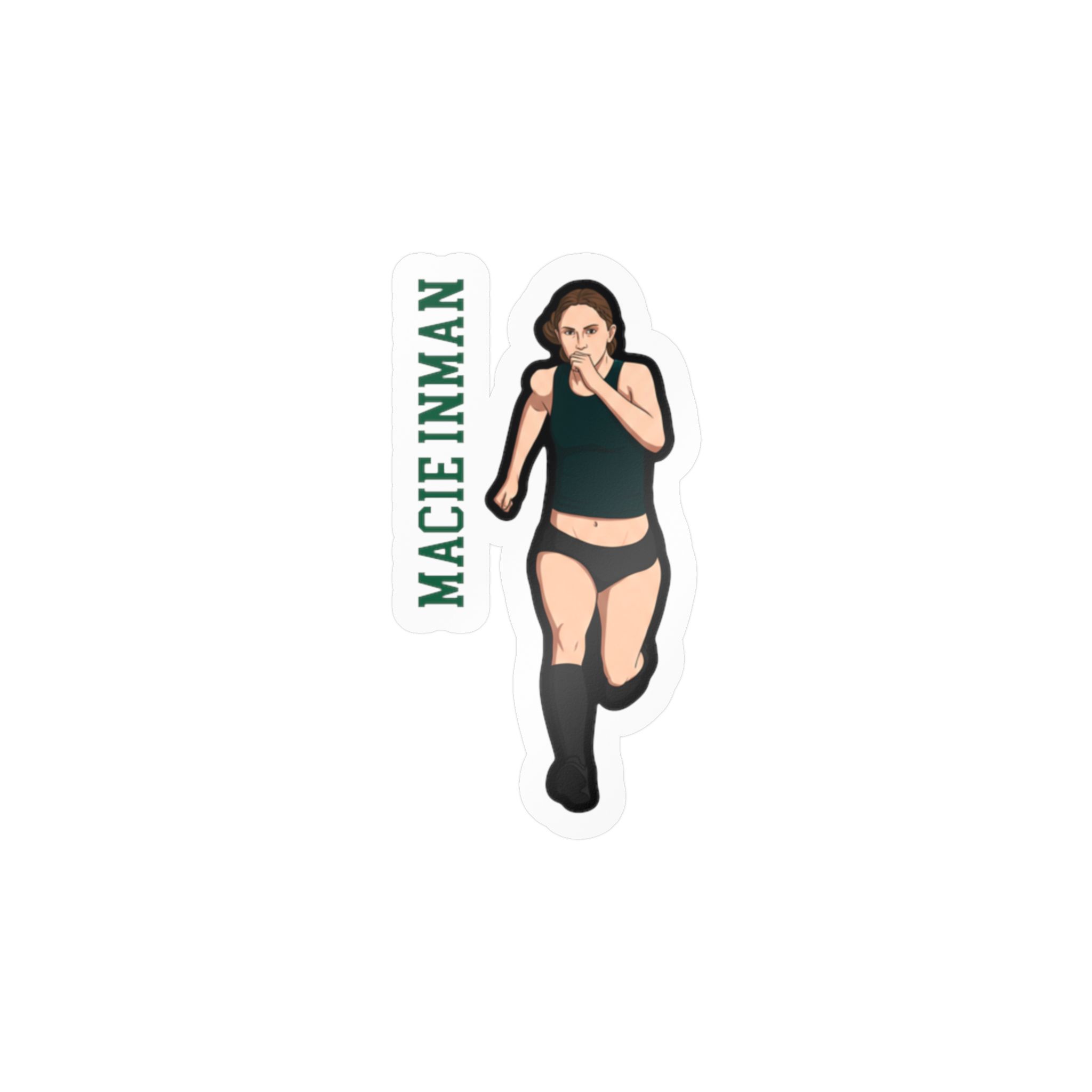 Vinyl Sticker — character_name_vertical in Classic