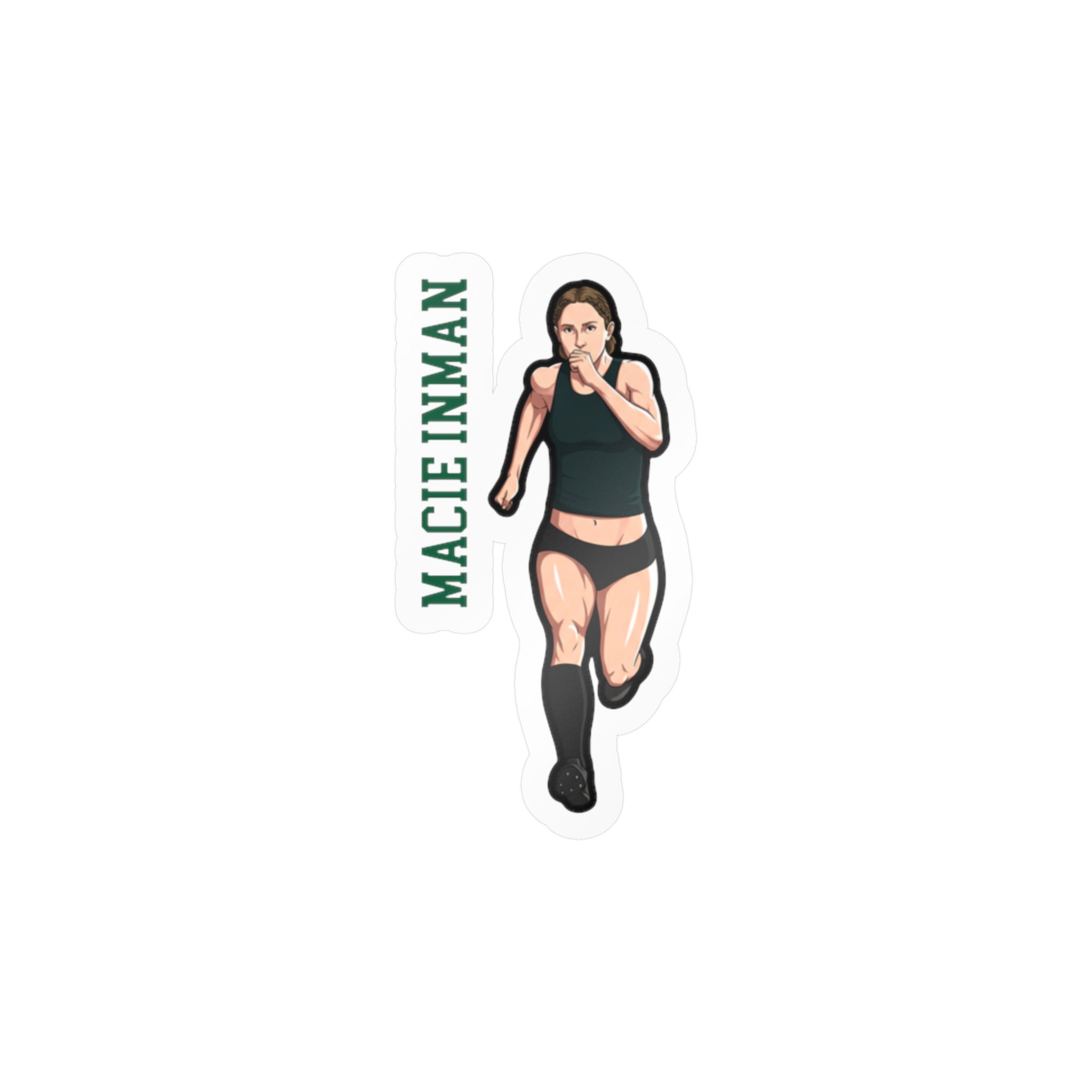 Vinyl Sticker — character_name_vertical in Classic