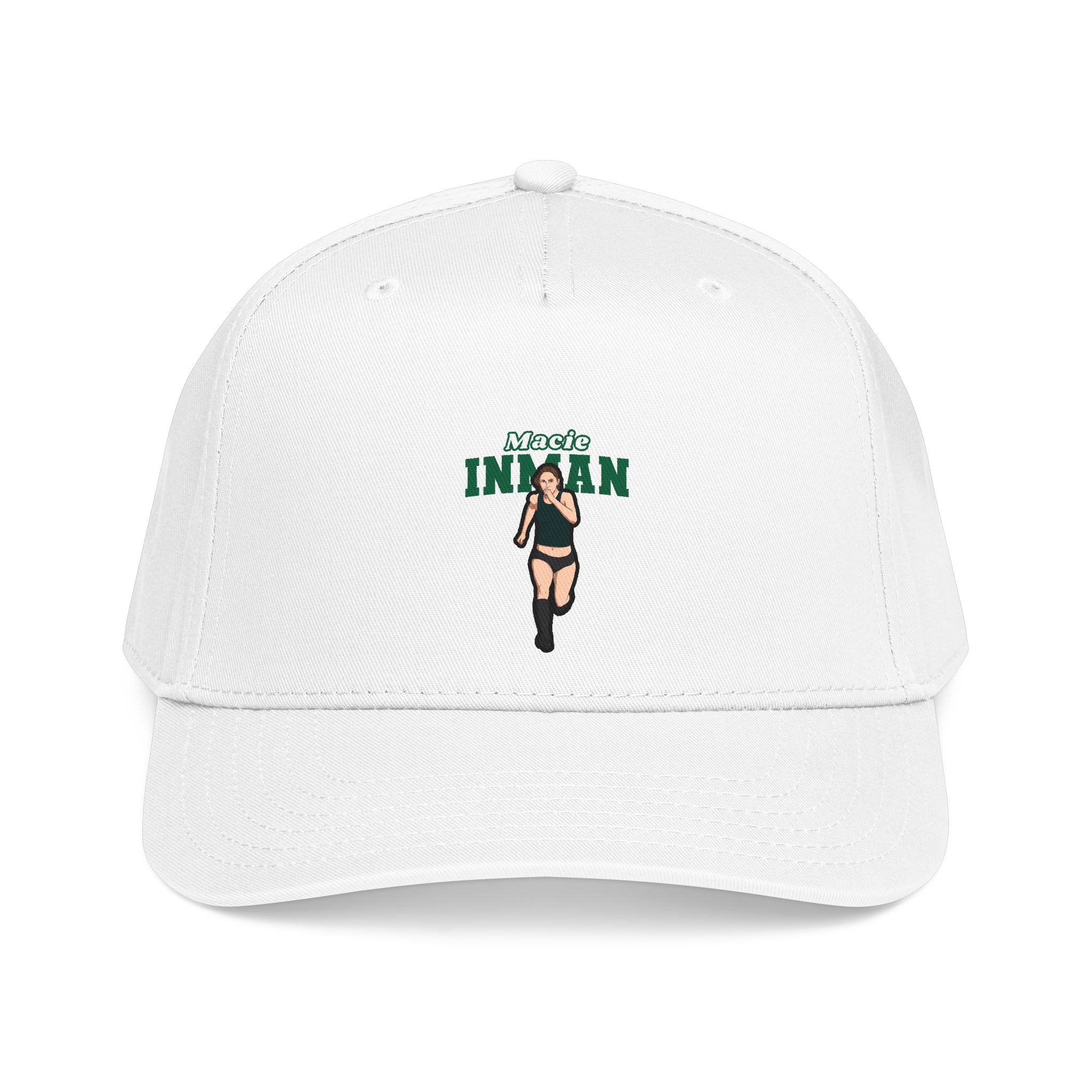 Baseball Cap — character_name_arch in White