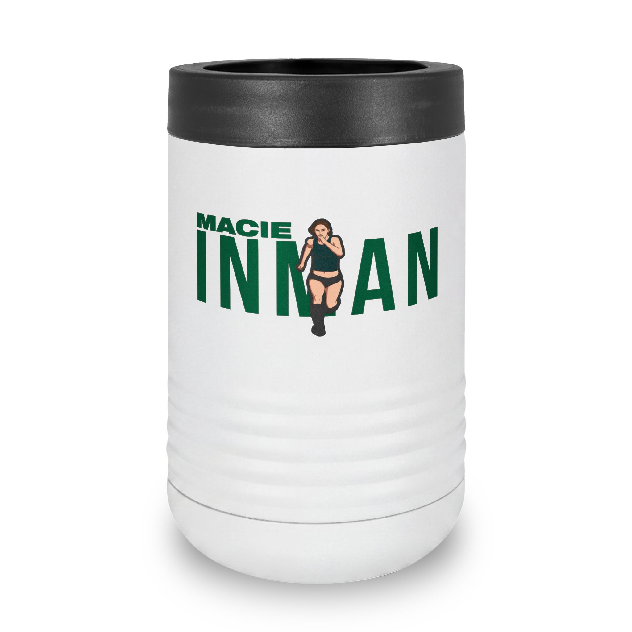 Stainless Can Cooler — character_player_name in White