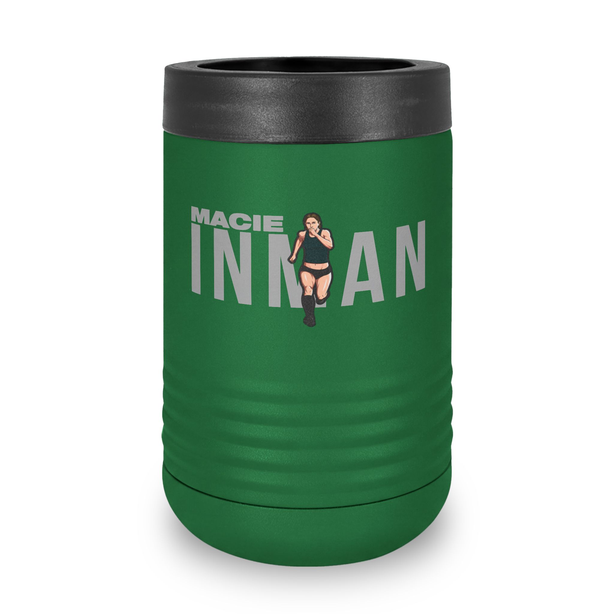 Stainless Can Cooler — character_player_name in Green