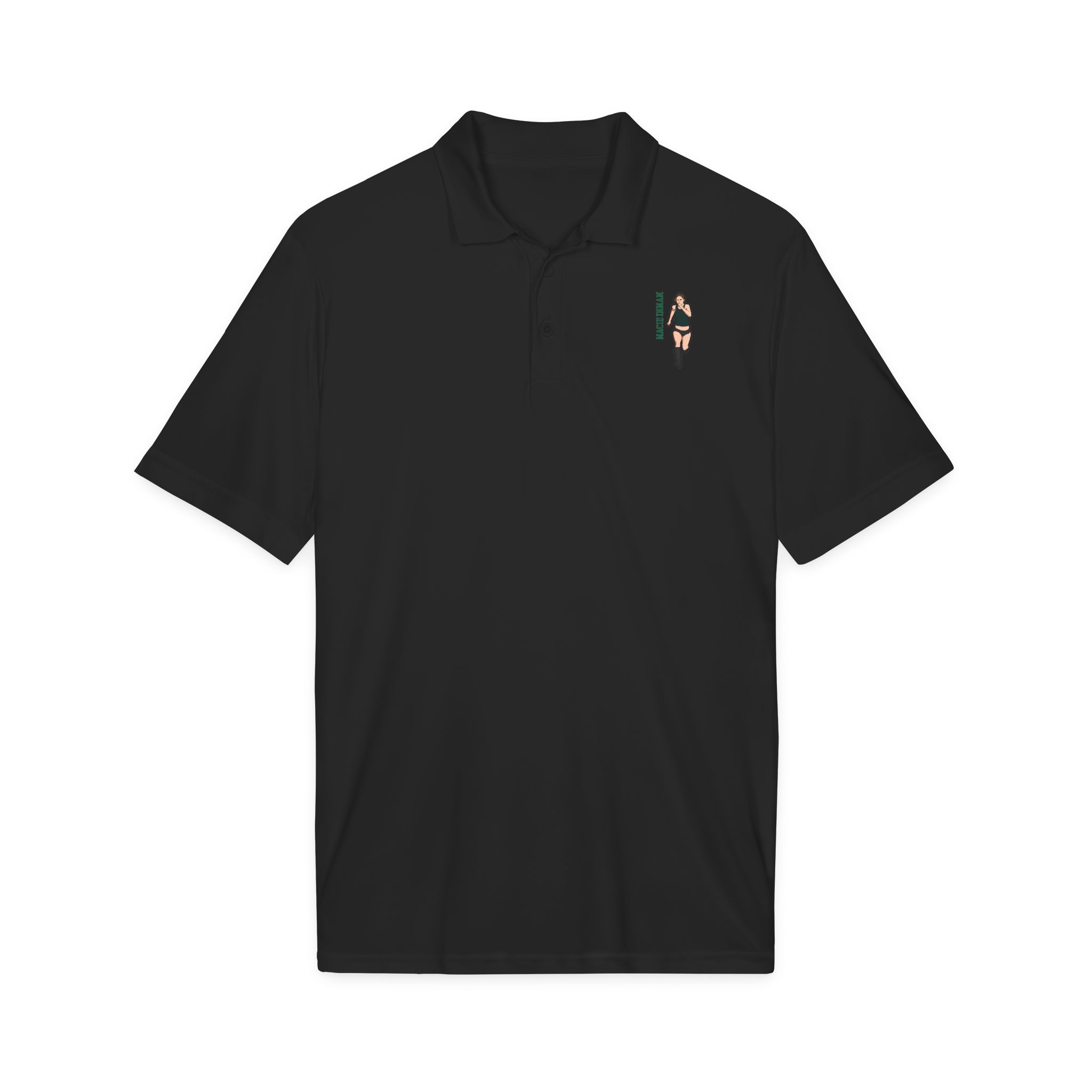 Polo — character_name_vertical in Black