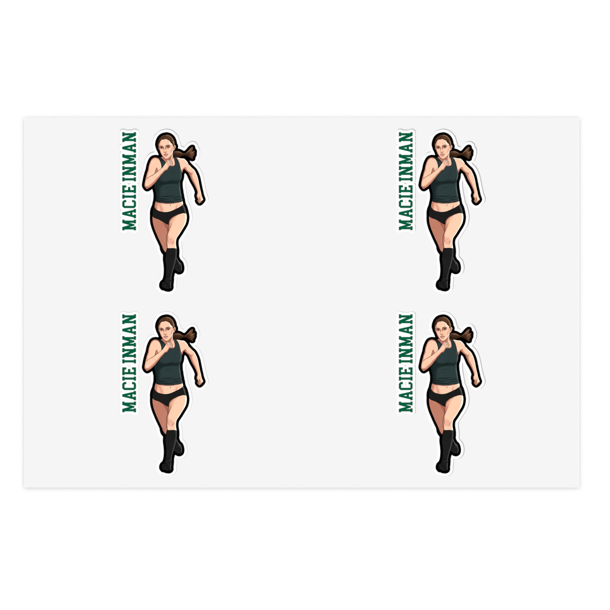 Sticker Sheet — character_name_vertical in Classic