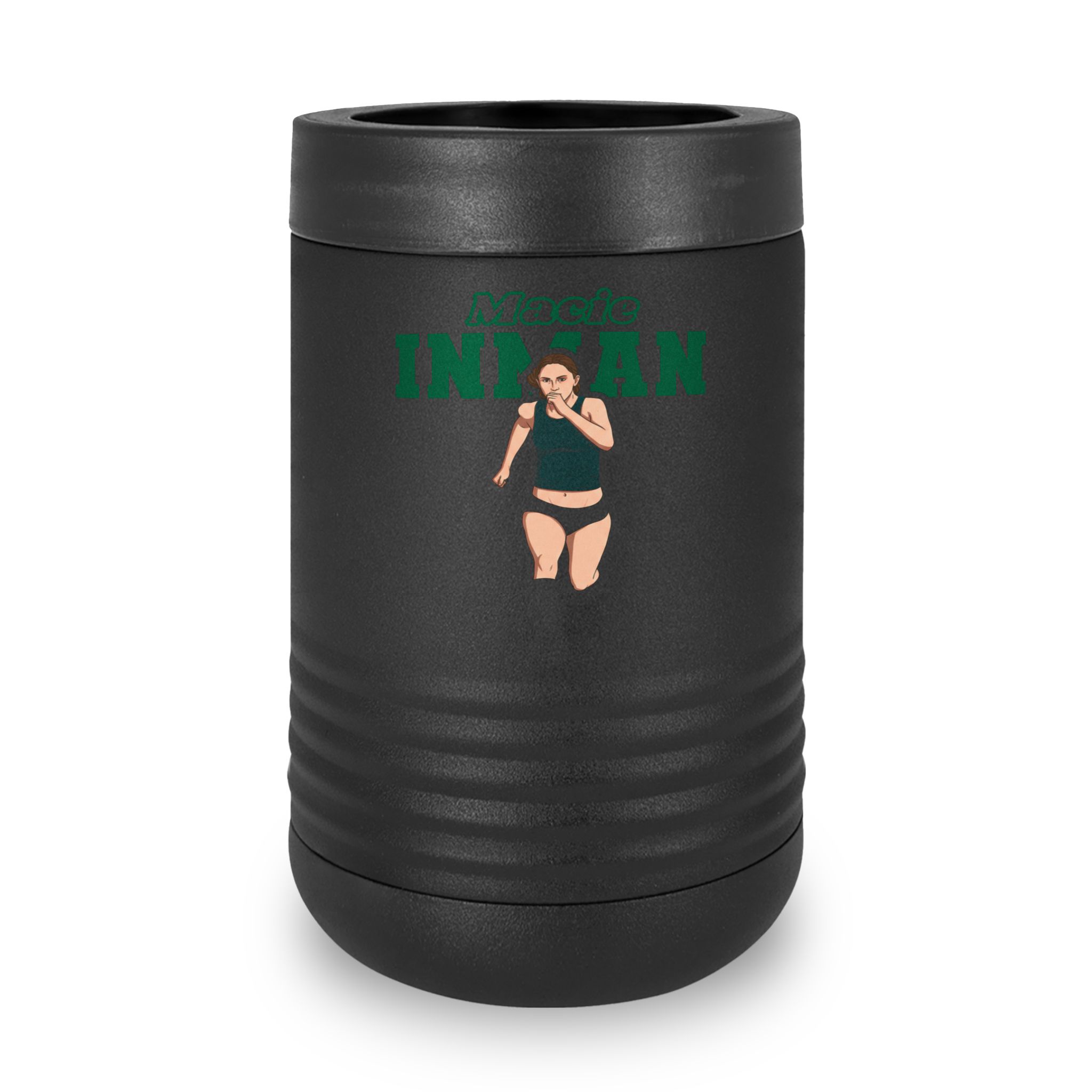 Stainless Can Cooler — character_name_arch in Black