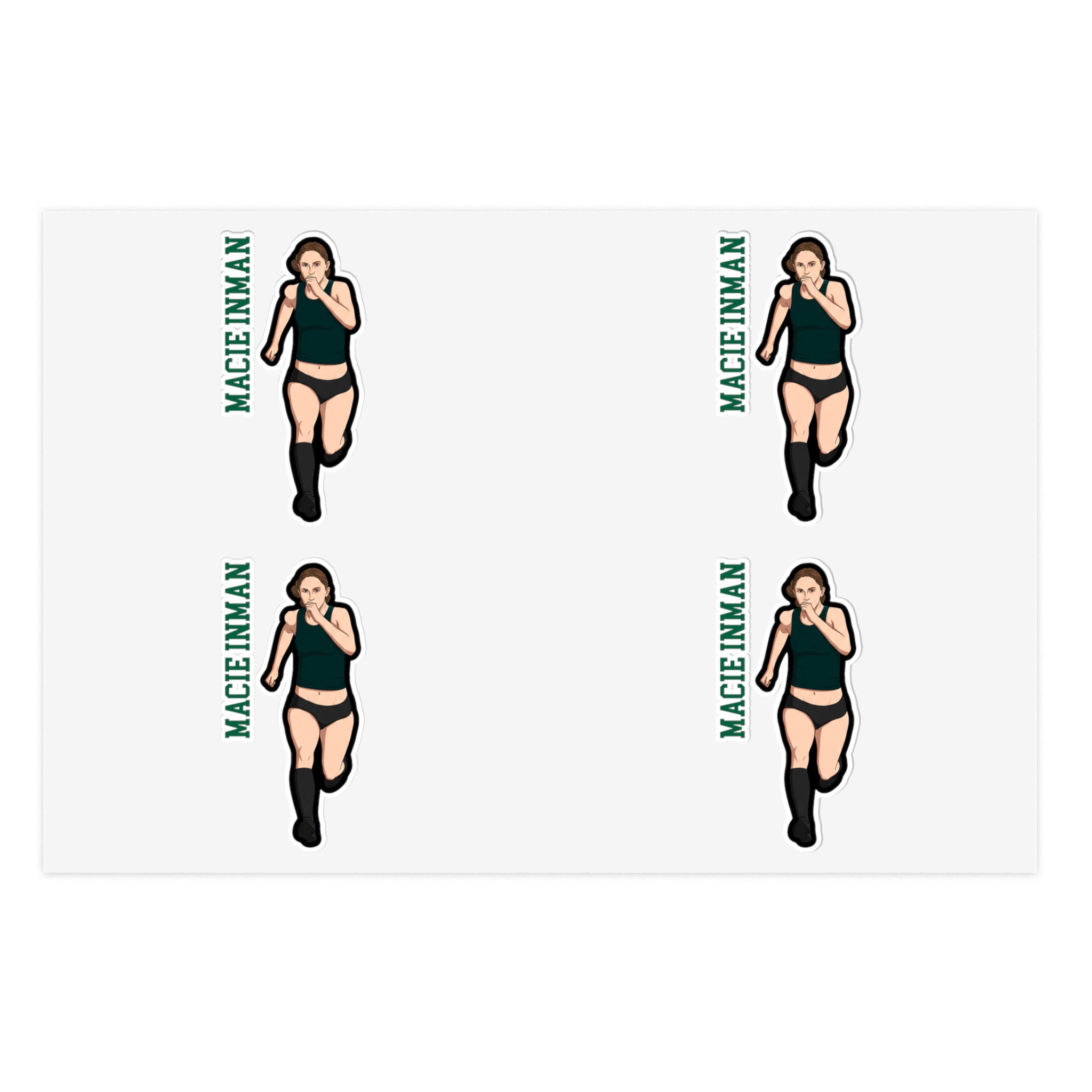 Sticker Sheet — character_name_vertical in Classic