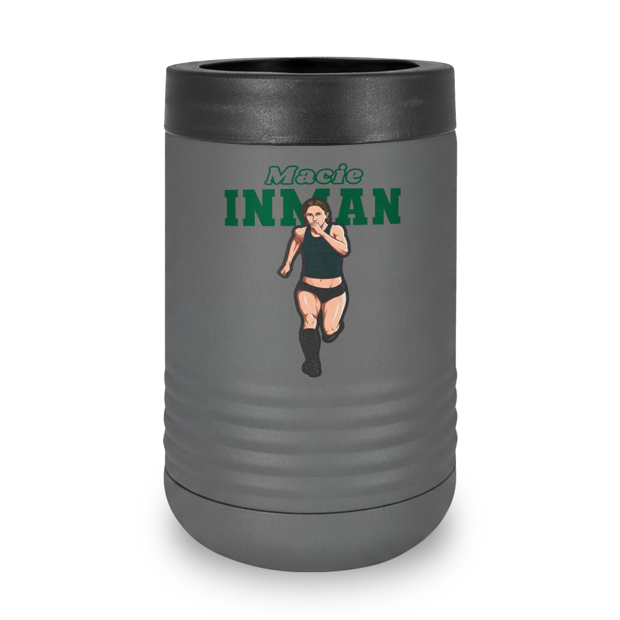 Stainless Can Cooler — character_name_arch in Grey