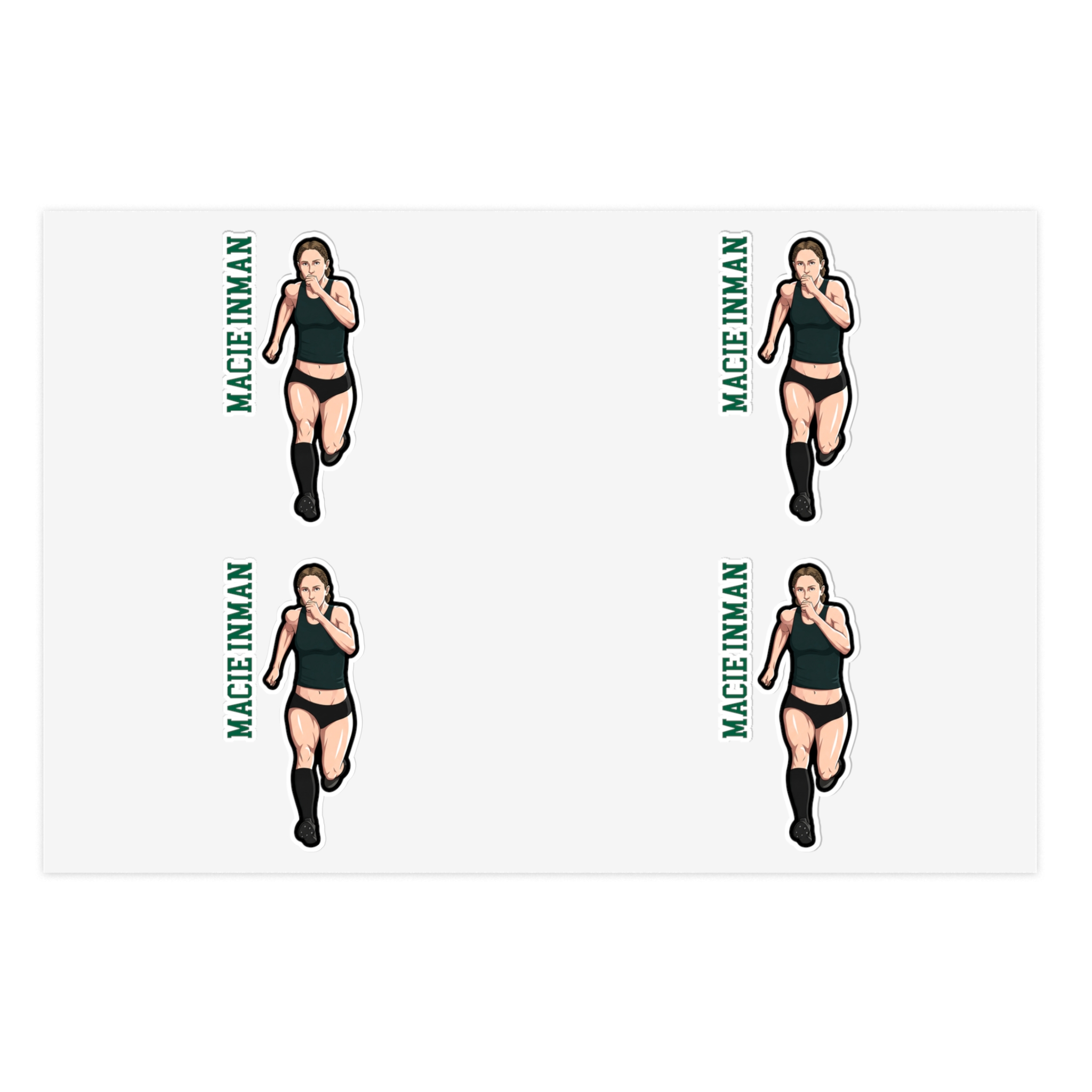 Sticker Sheet — character_name_vertical in Classic