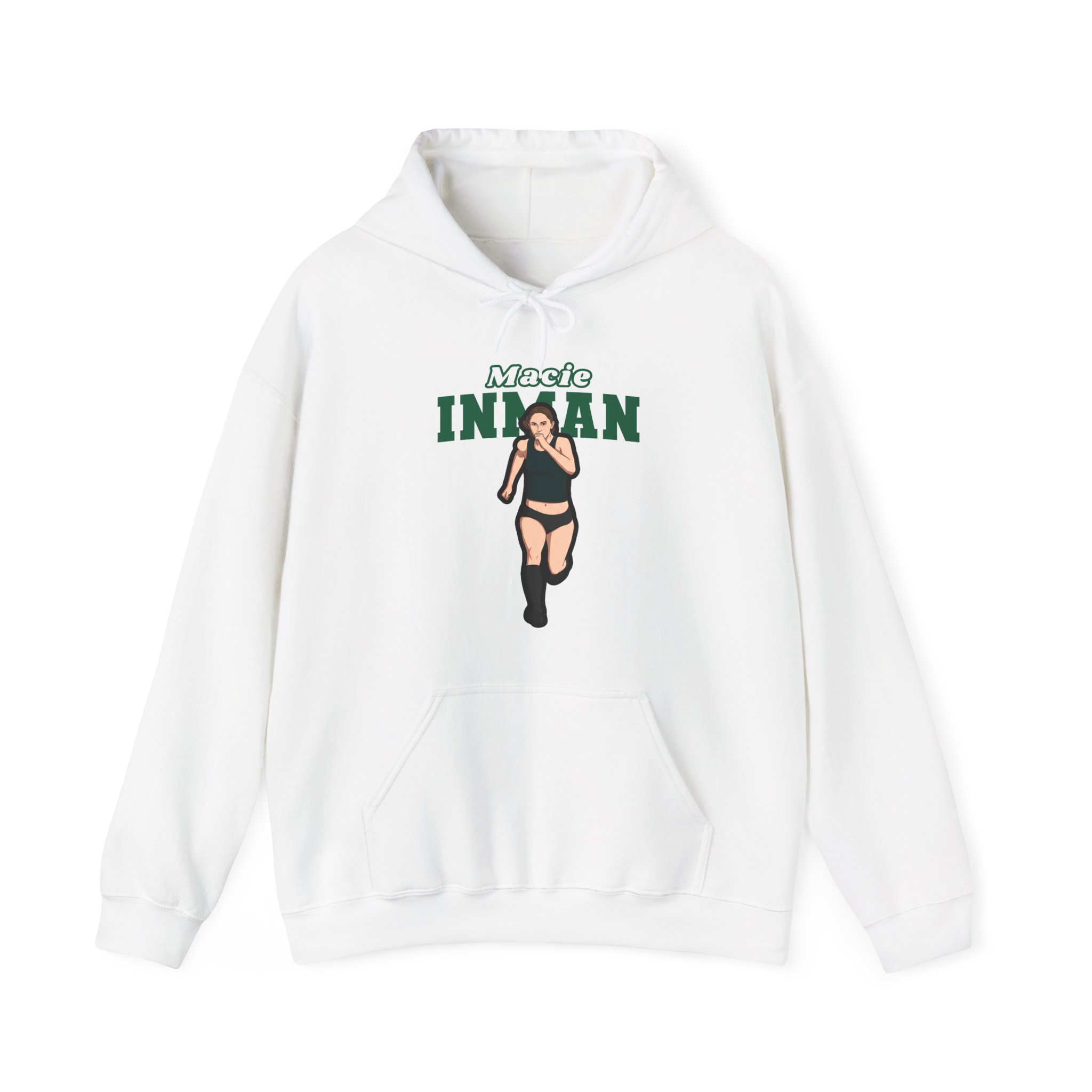 Hoodie — character_name_arch in White