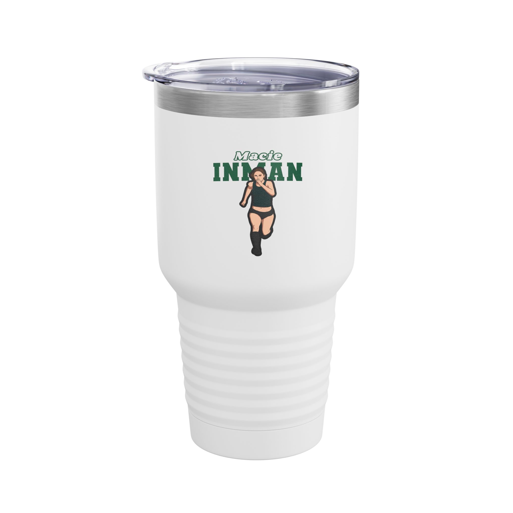 30oz Tumbler — character_name_arch in White