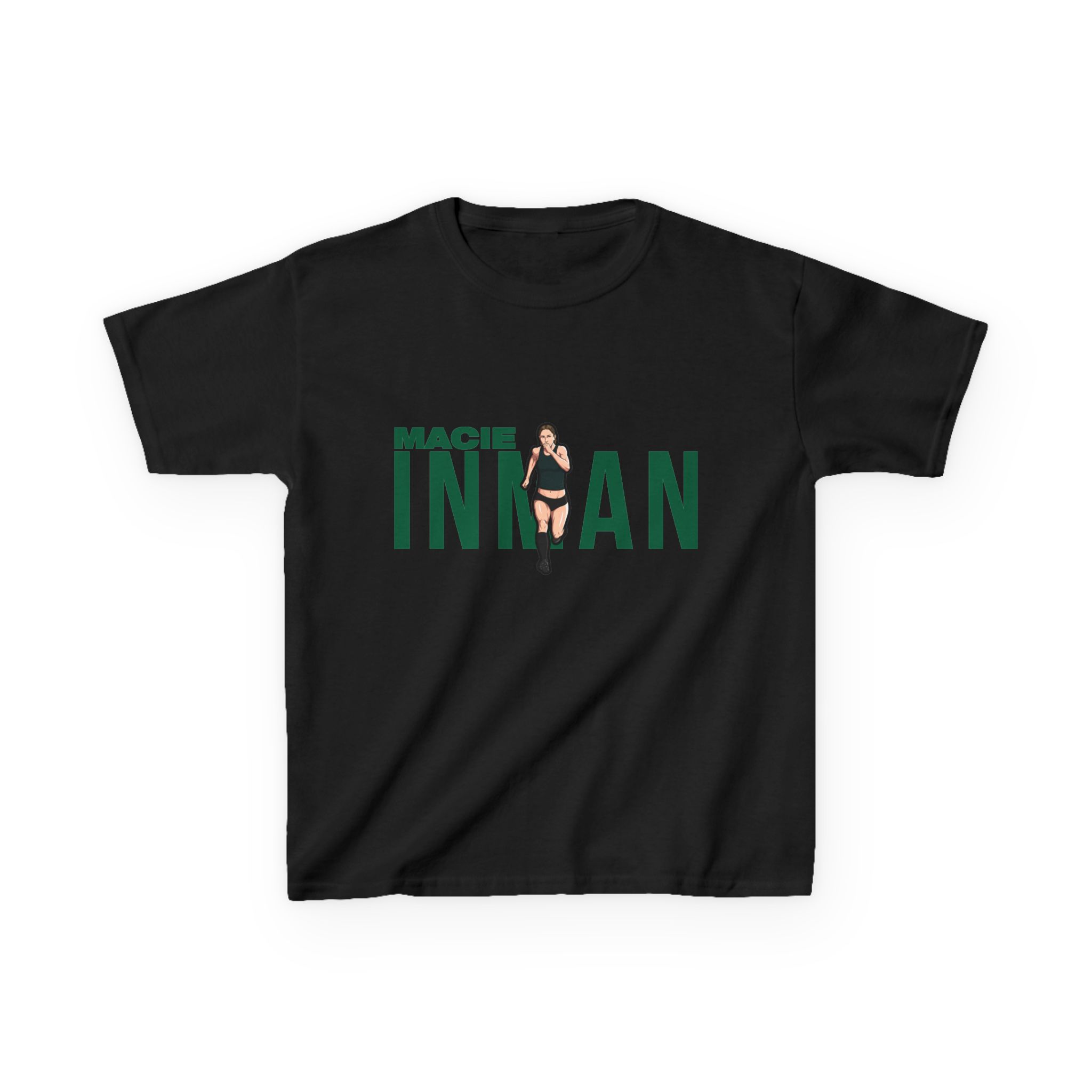 Youth Tee — character_player_name in Black