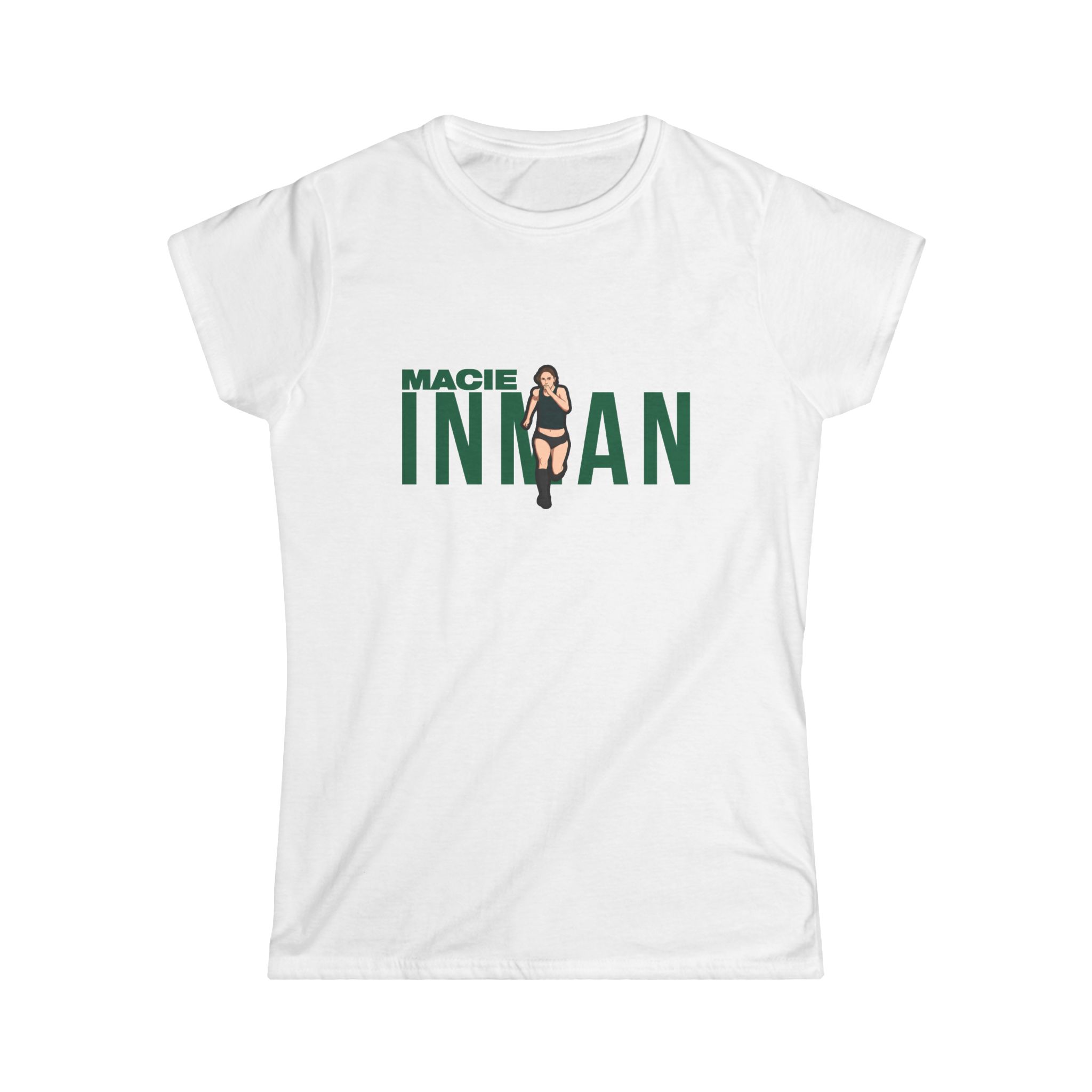 Women's Softstyle Tee — character_player_name in White
