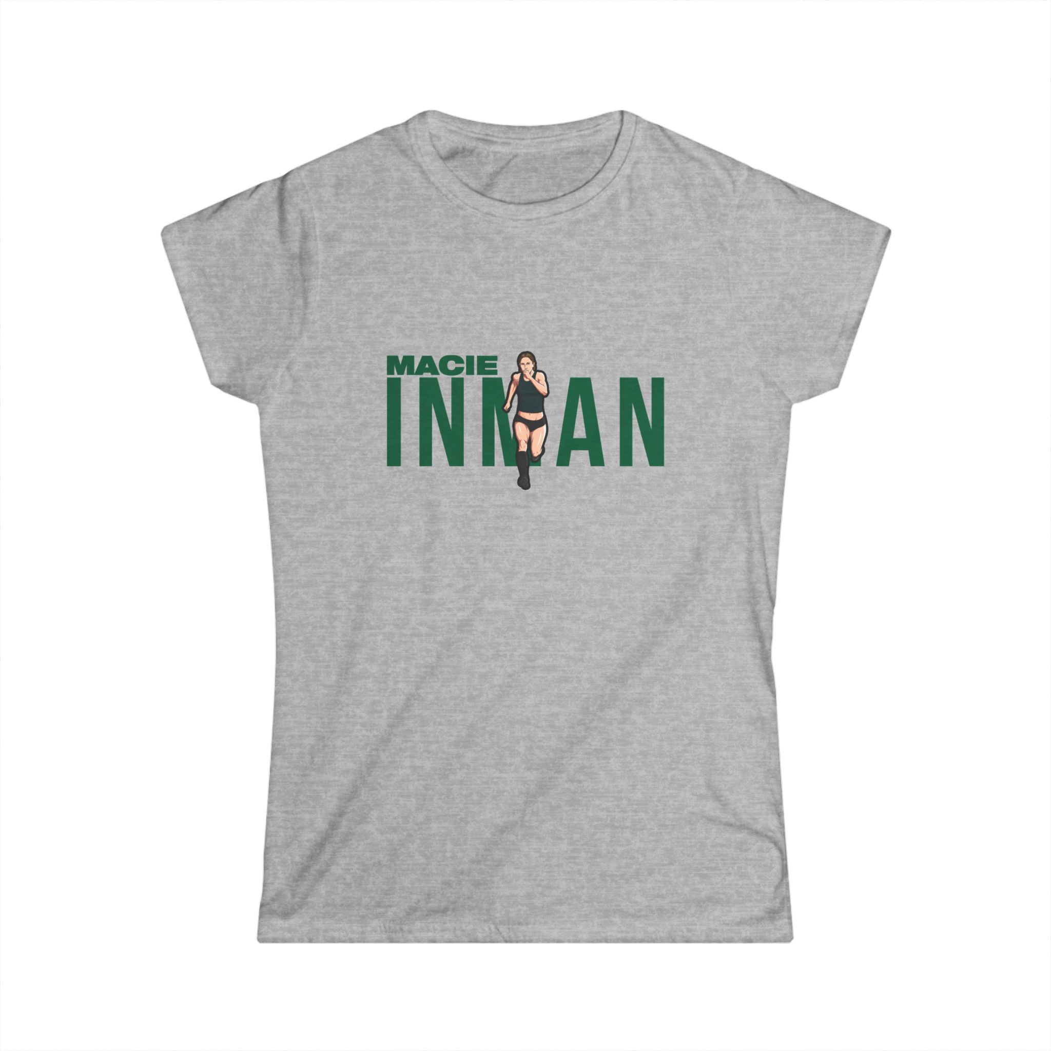 Women's Softstyle Tee — character_player_name in Grey