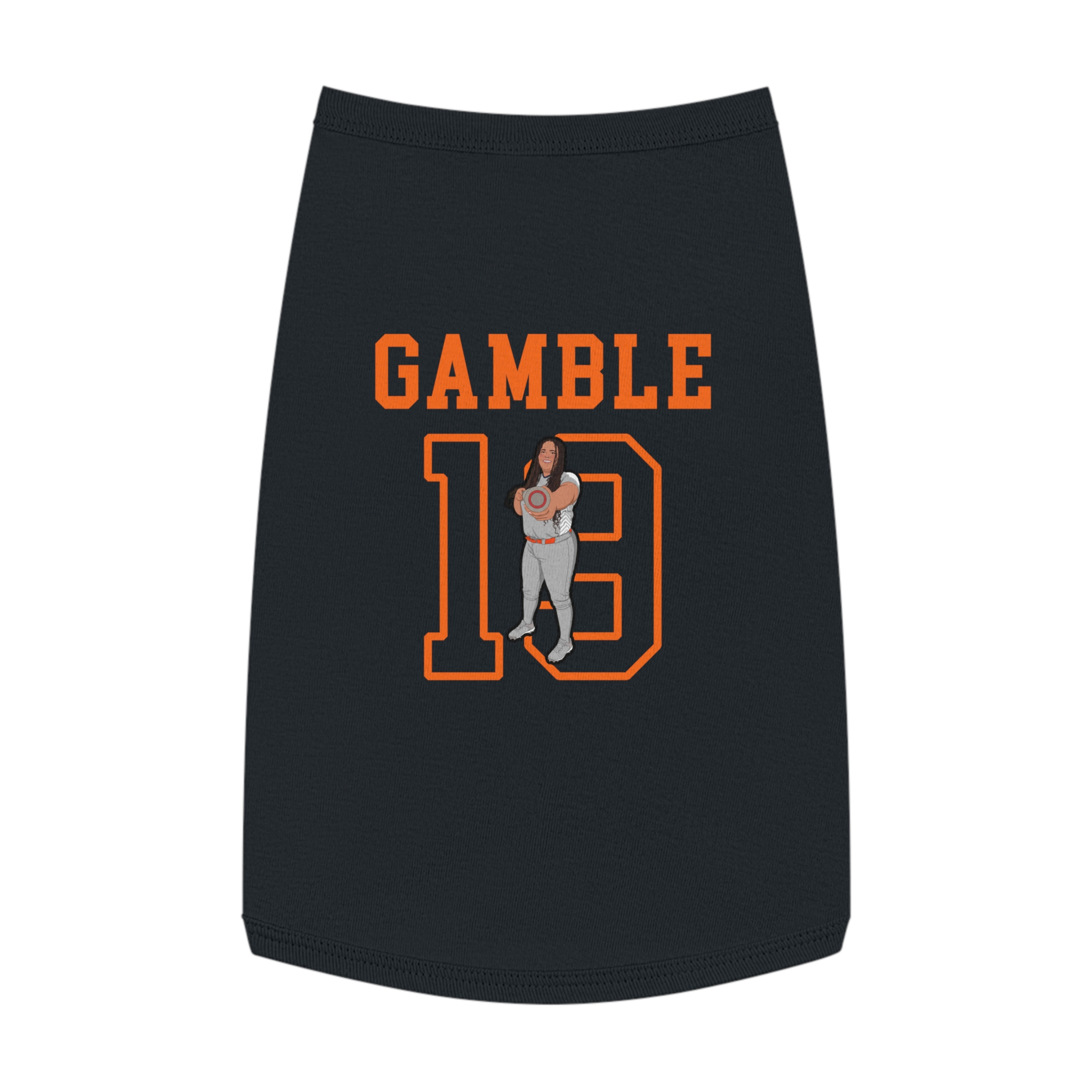 Pet Tank Top — character_shirsey in Black