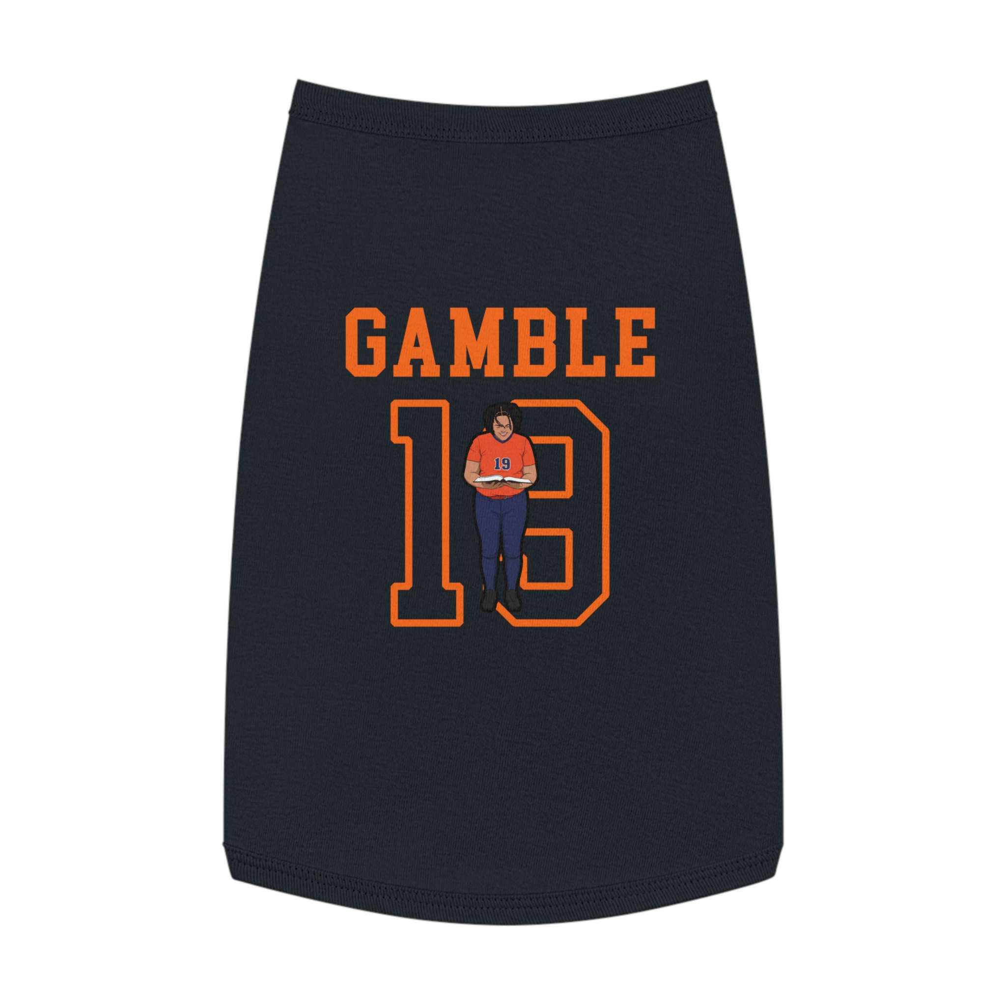 Pet Tank Top — character_shirsey in Black