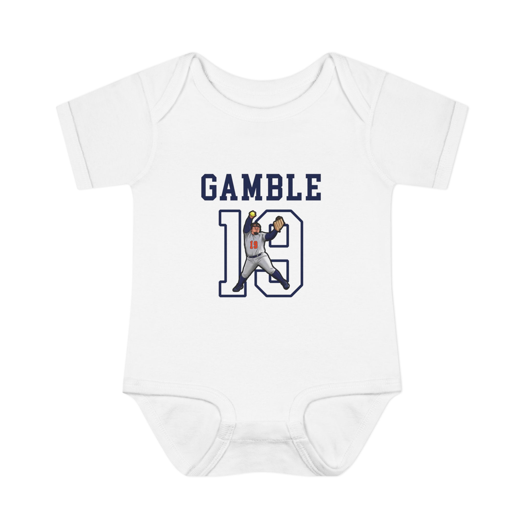 Baby Onesie — character_shirsey in White
