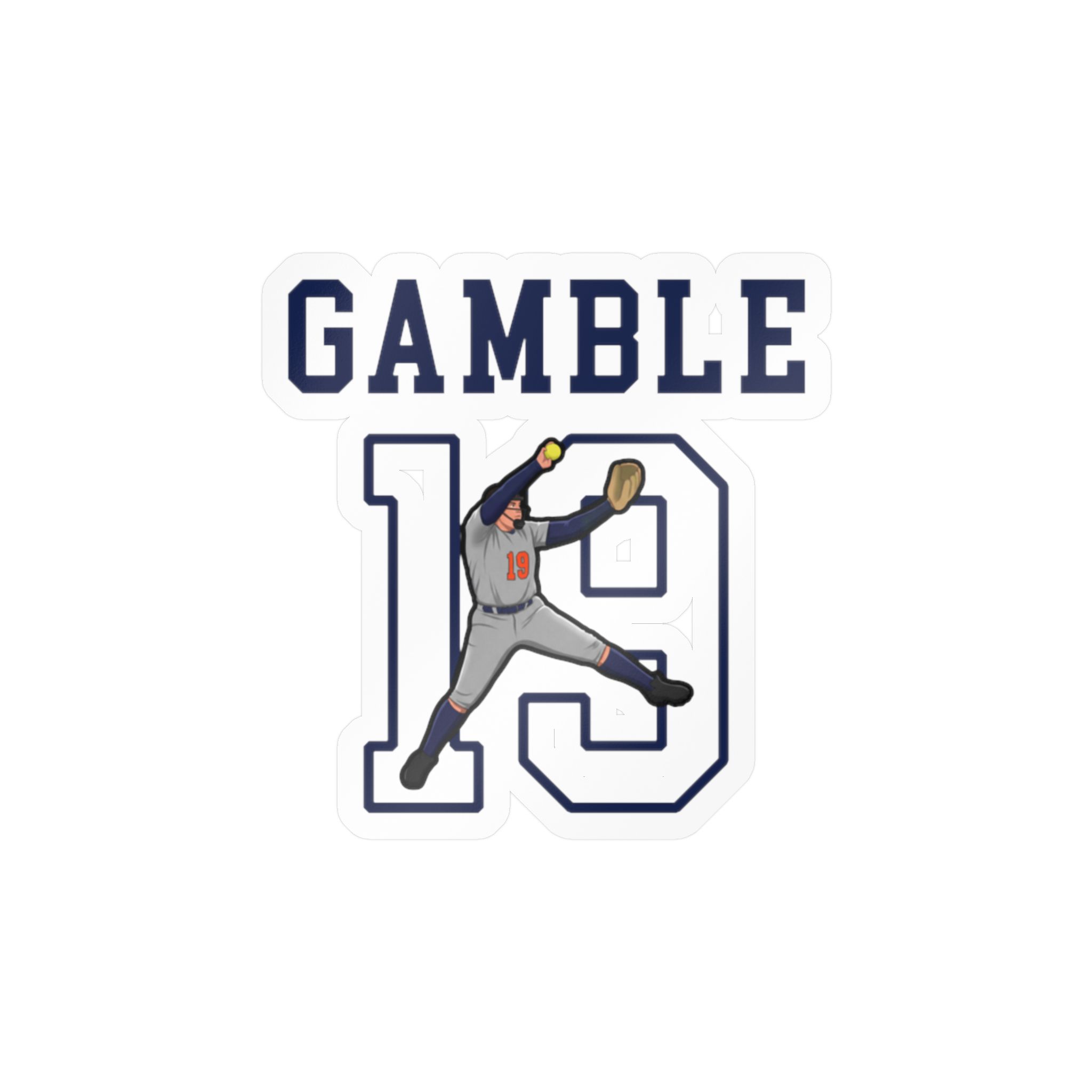 Vinyl Sticker — character_shirsey in Classic