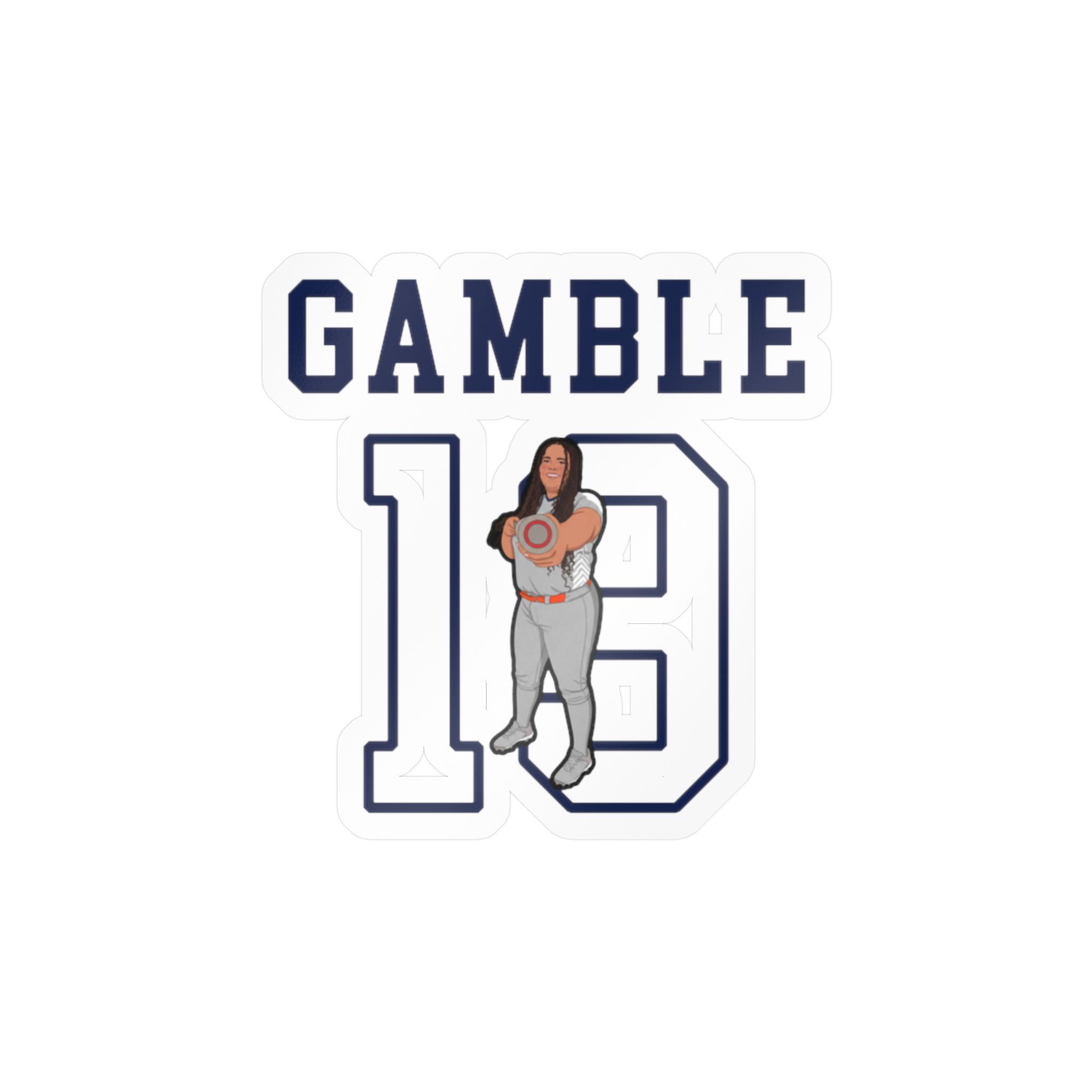 Vinyl Sticker — character_shirsey in Classic