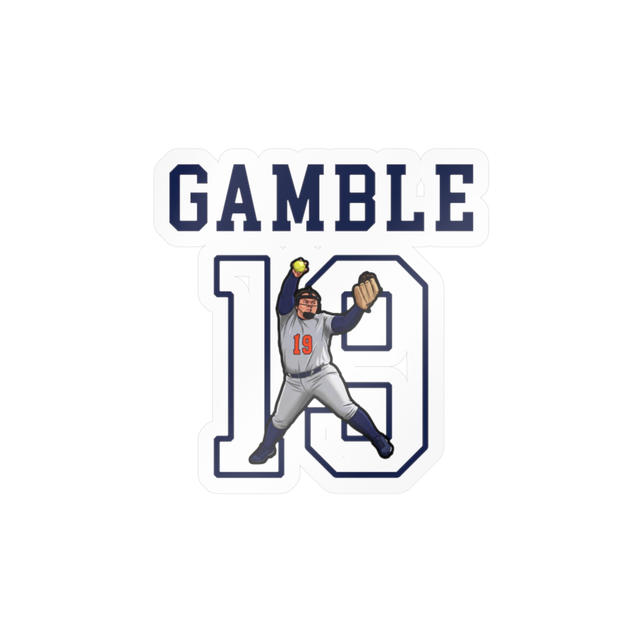 Vinyl Sticker — character_shirsey in Classic